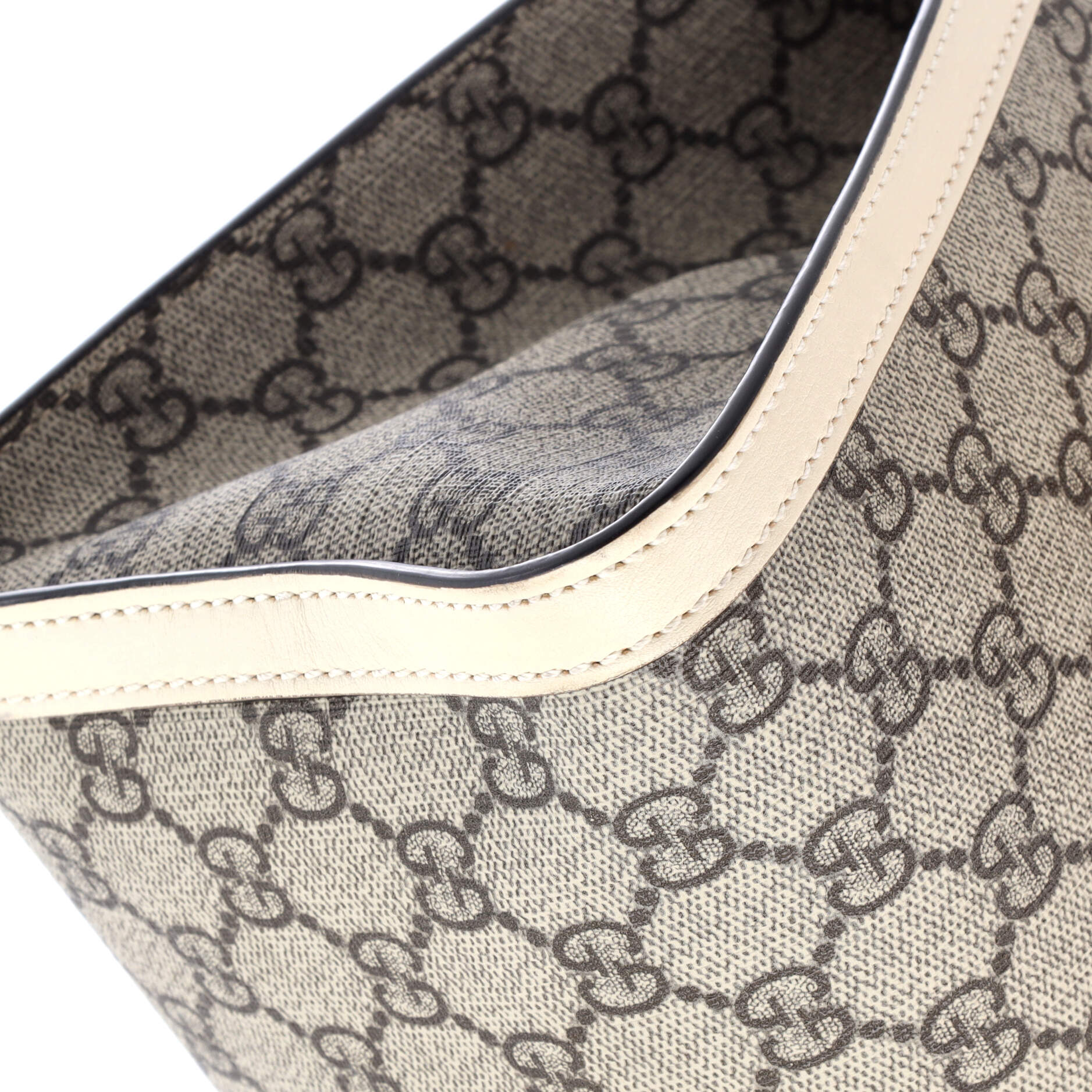 Padlock Chain Tote GG Coated Canvas with Leather Medium