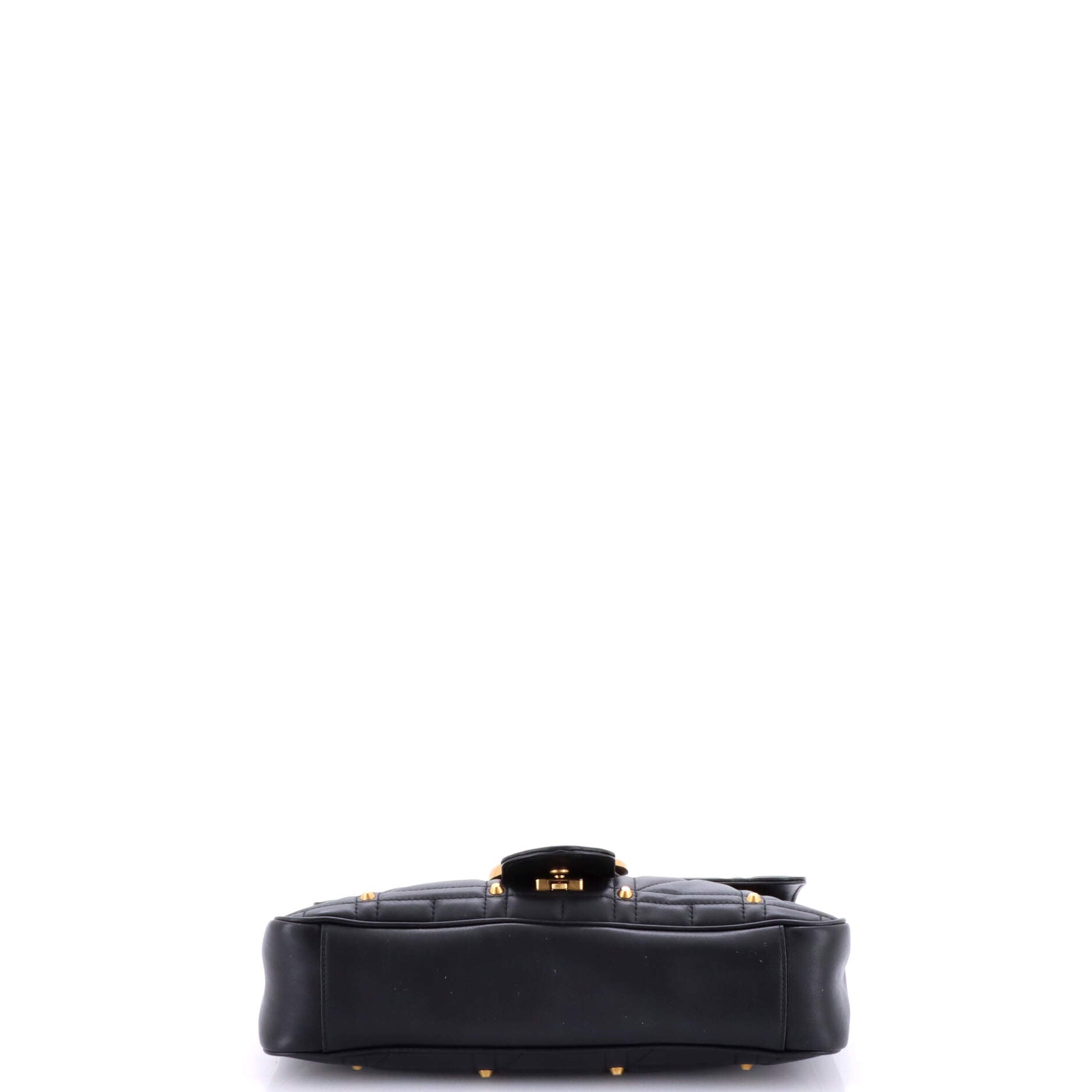 GG Marmont Flap Bag Studded Matelasse Leather Medium