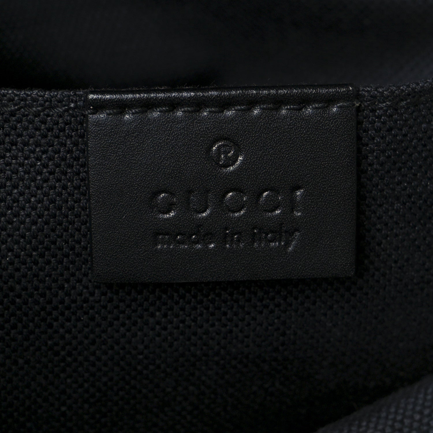 GG Supreme Monogram Web Small Flat Messenger Bag Black Grey