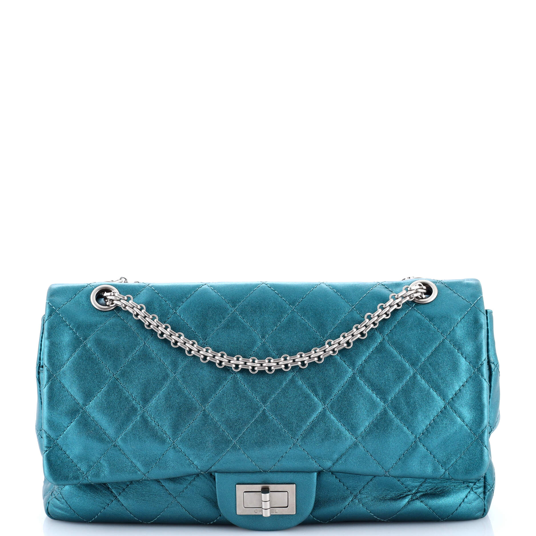 Reissue 2.55 Flap Bag Quilted Metallic Aged Calfskin 227