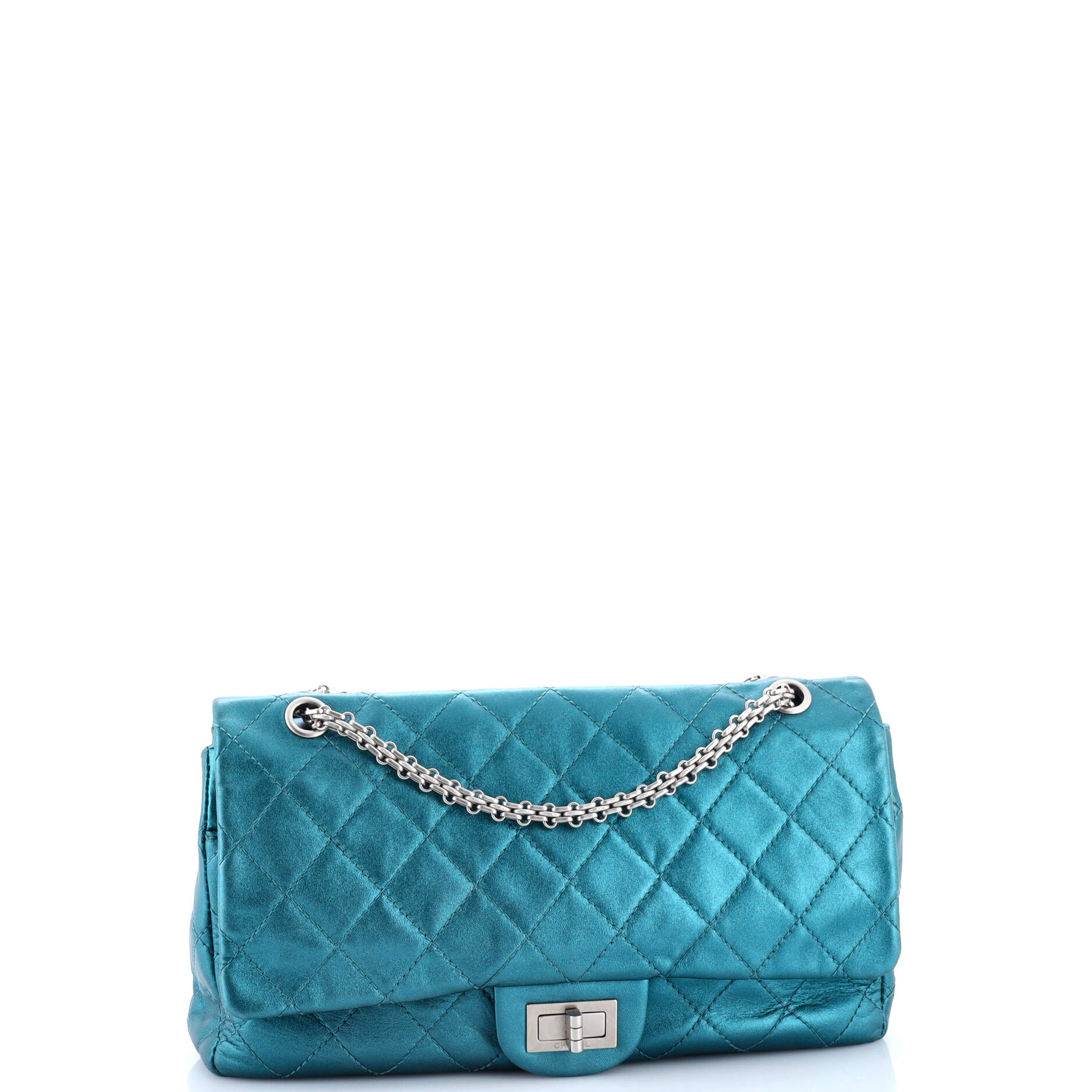 Reissue 2.55 Flap Bag Quilted Metallic Aged Calfskin 227