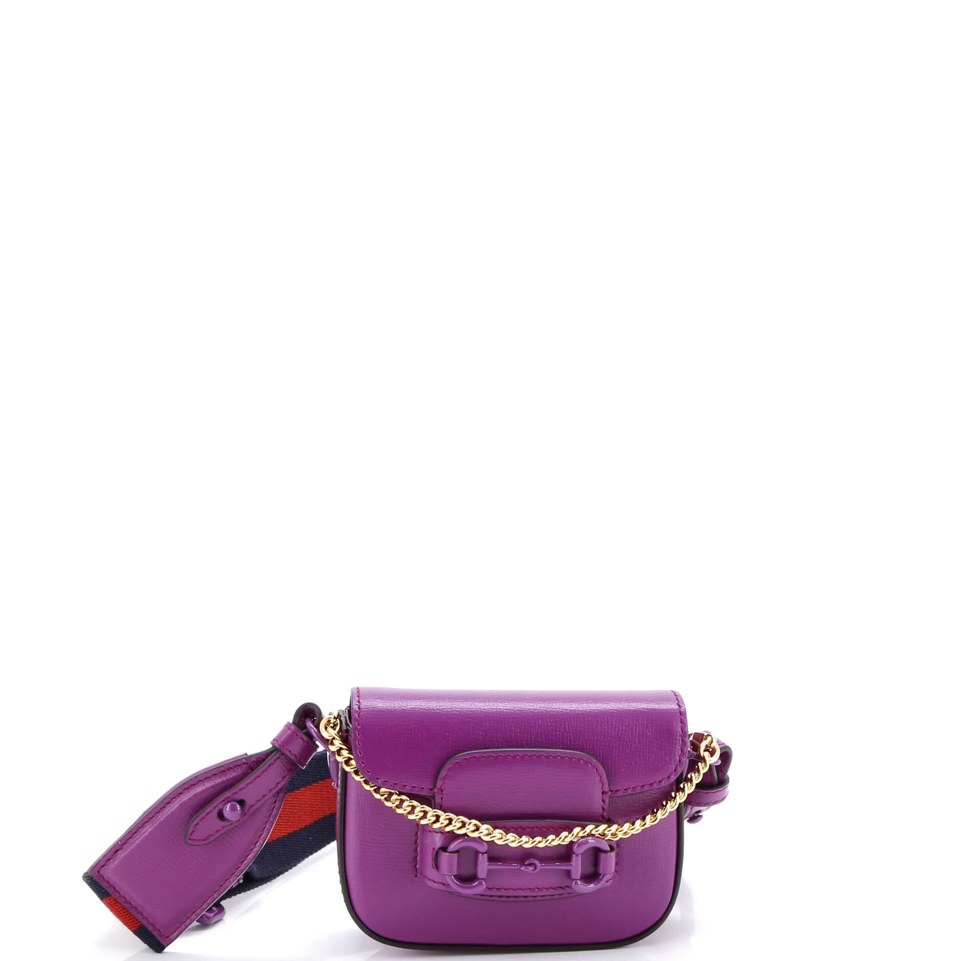Horsebit 1955 Flap Wallet with Strap Leather