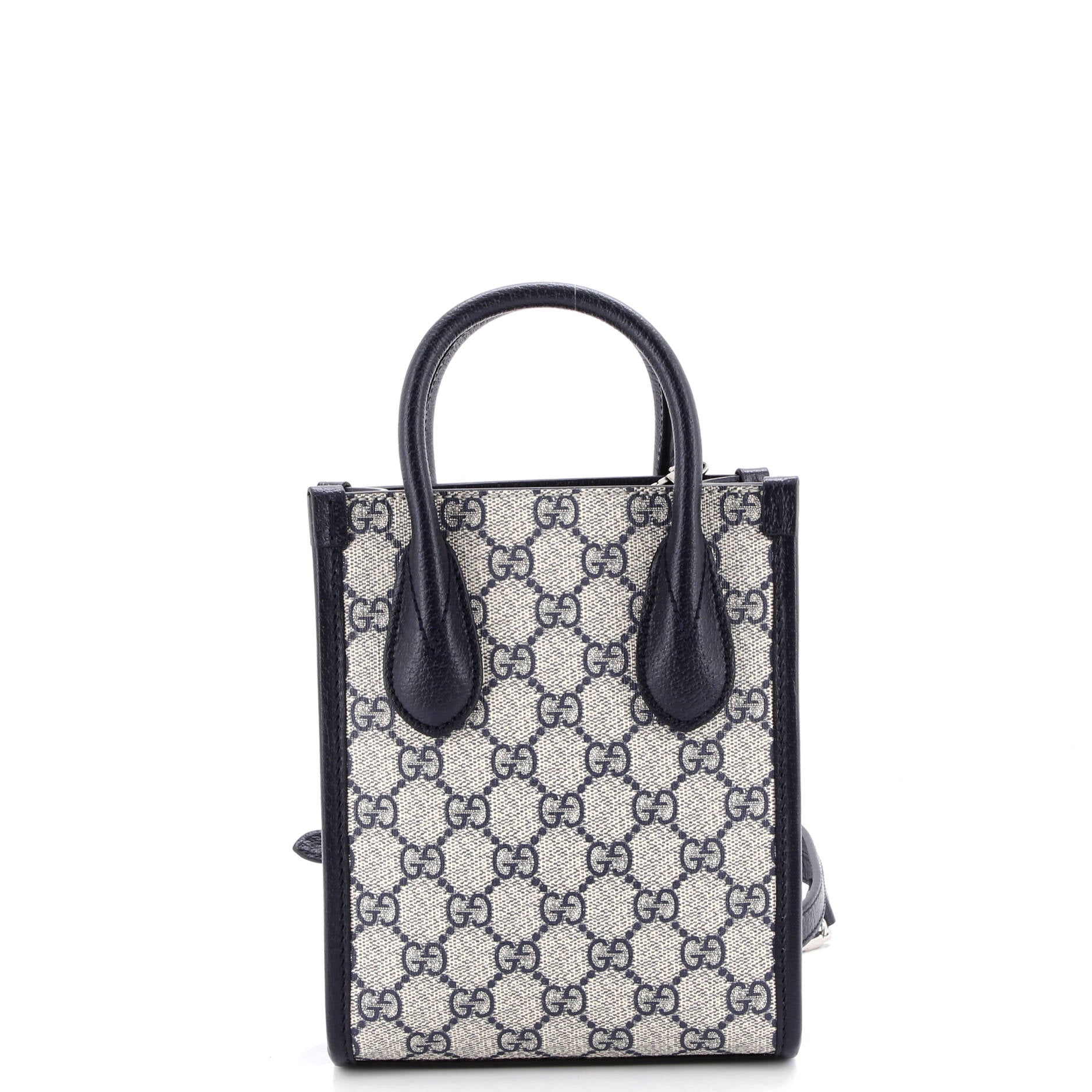 Interlocking G Patch Tote GG Coated Canvas Mini