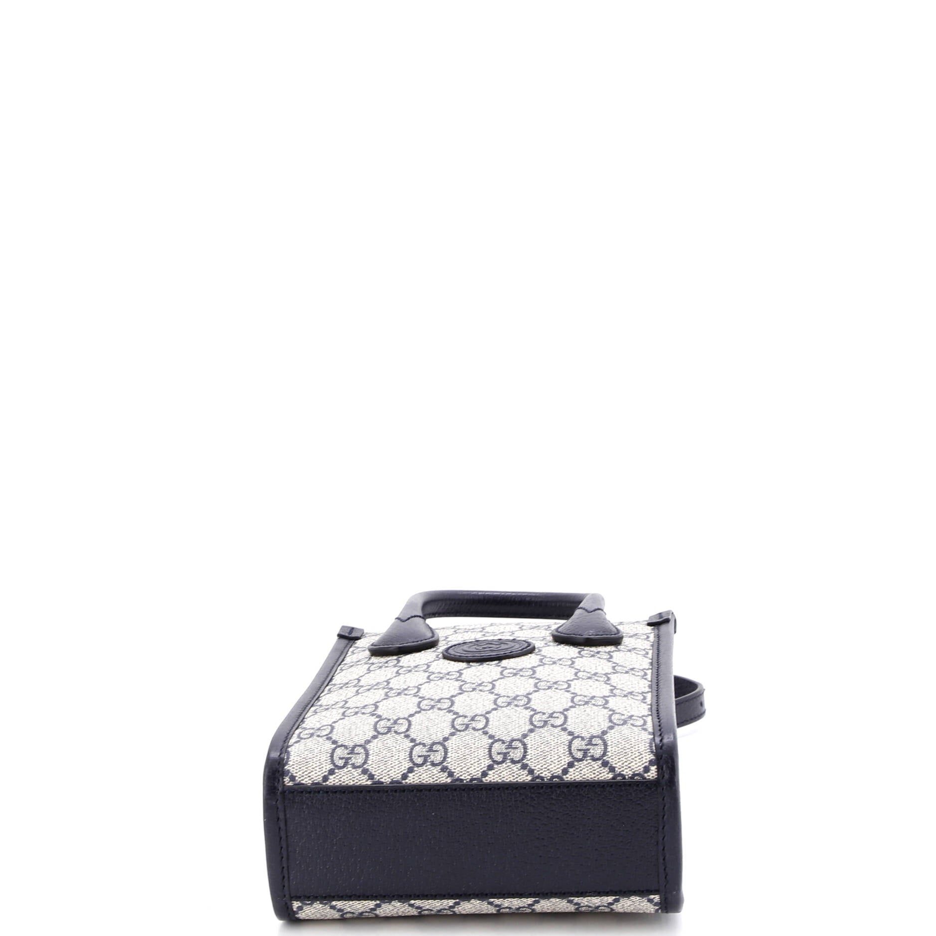 Interlocking G Patch Tote GG Coated Canvas Mini