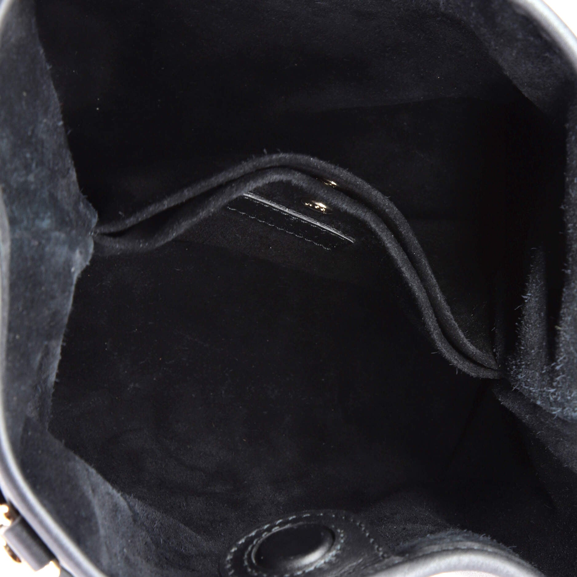 Emblem Bucket Bag Leather Small