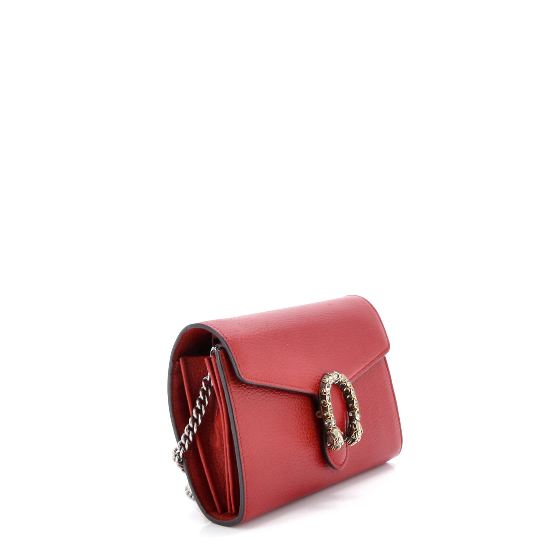 Dionysus Chain Wallet Leather with Embellished Detail Small