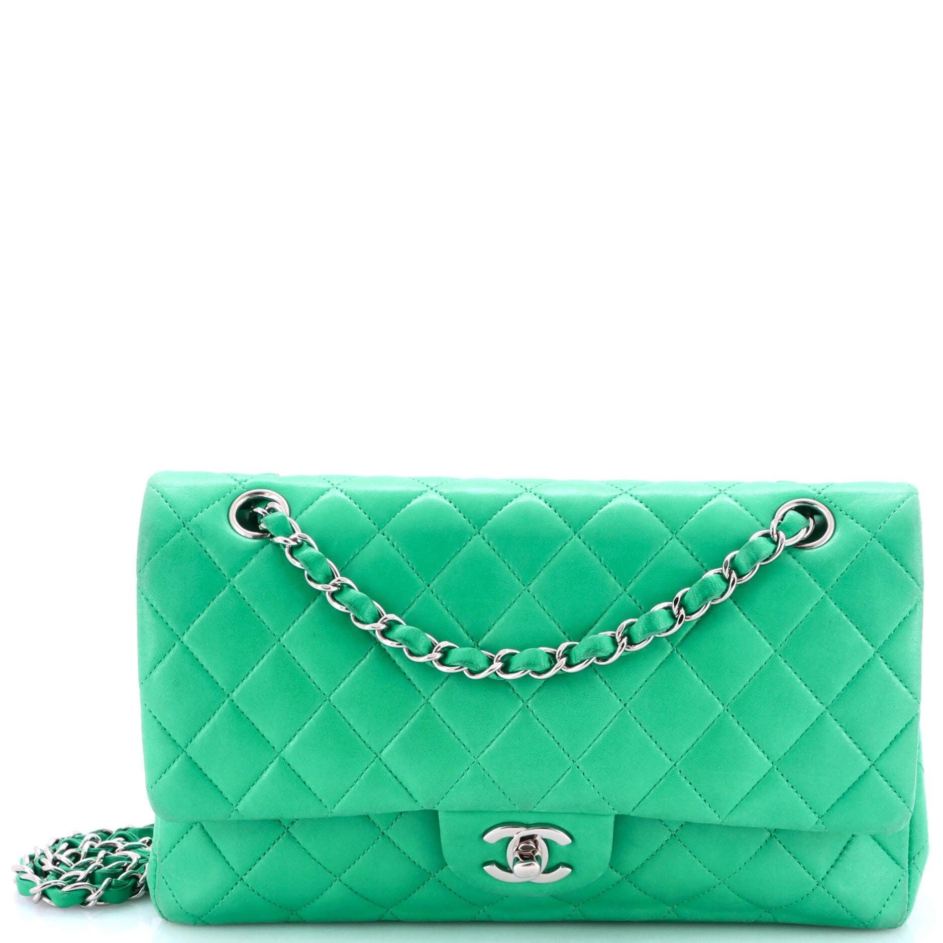 Classic Double Flap Bag Quilted Lambskin Medium