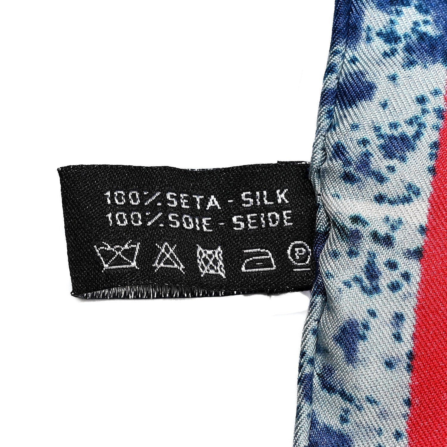 Silk Graffiti Scarf Multicolor