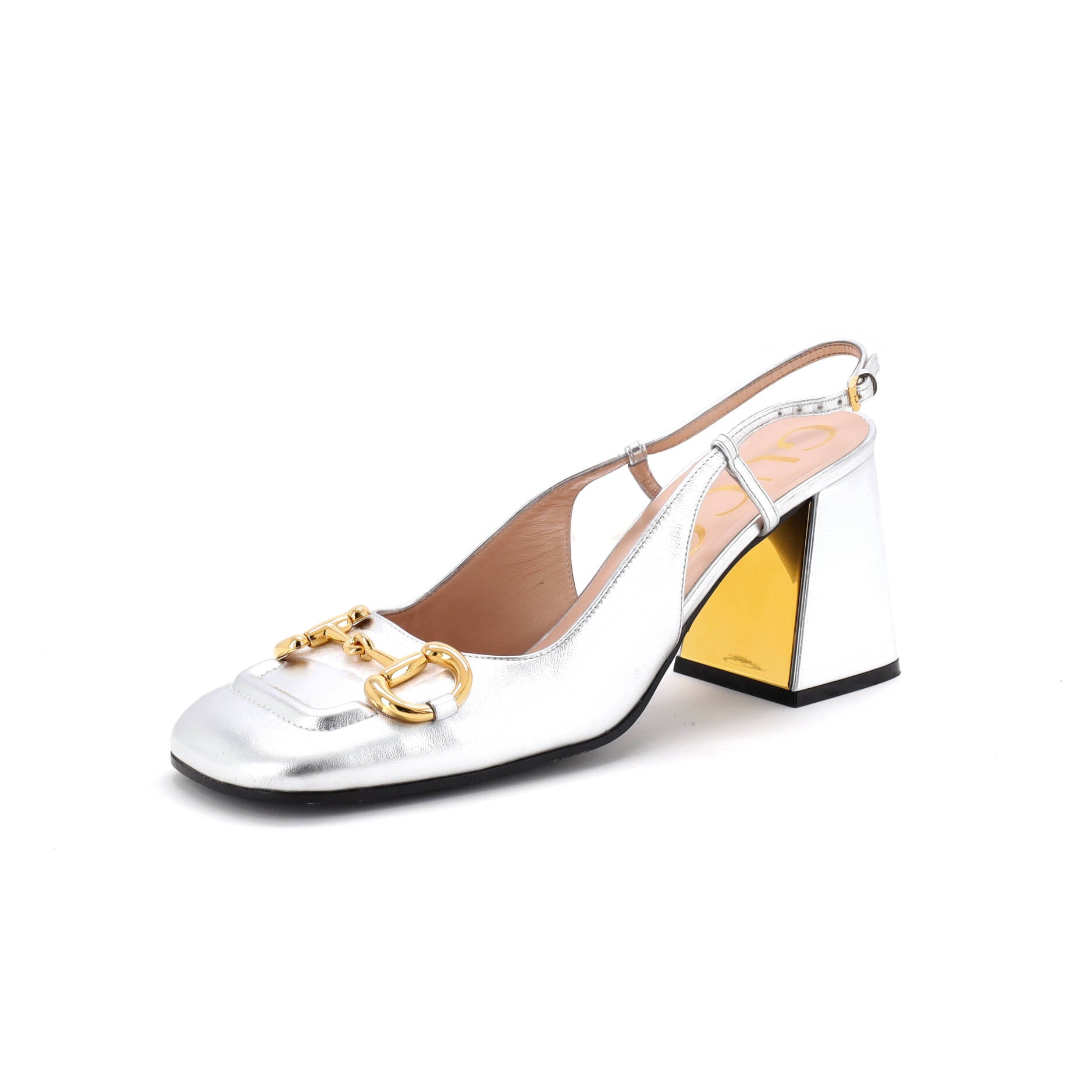 Women's Horsebit Slingback Pumps Leather
