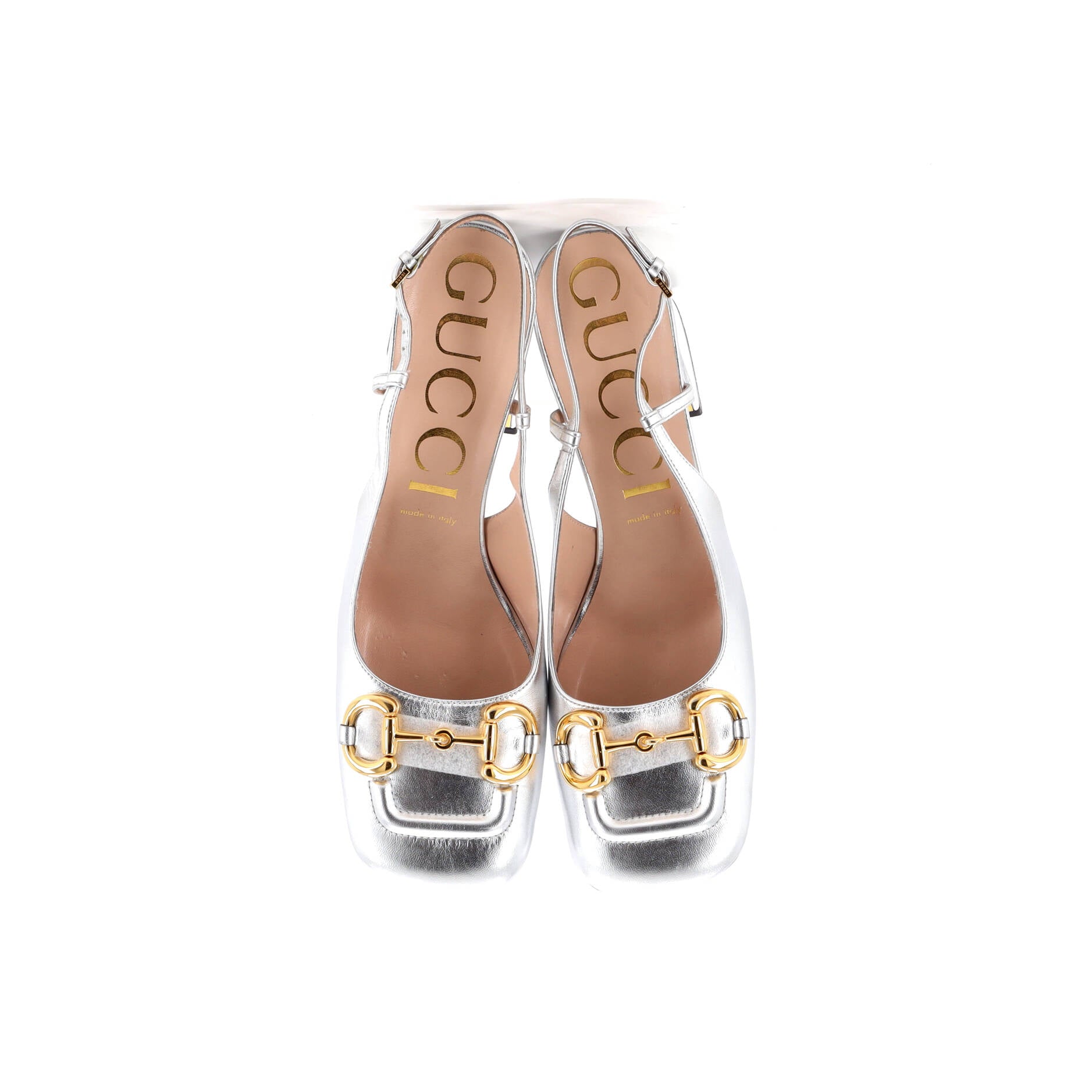 Women's Horsebit Slingback Pumps Leather