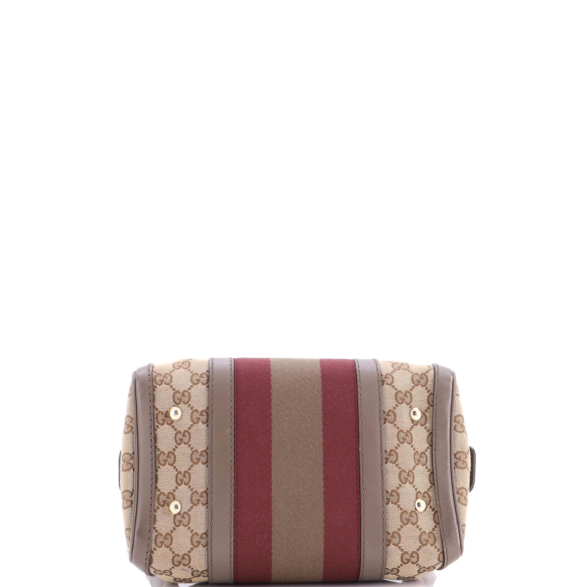 Vintage Web Boston Bag GG Canvas Small