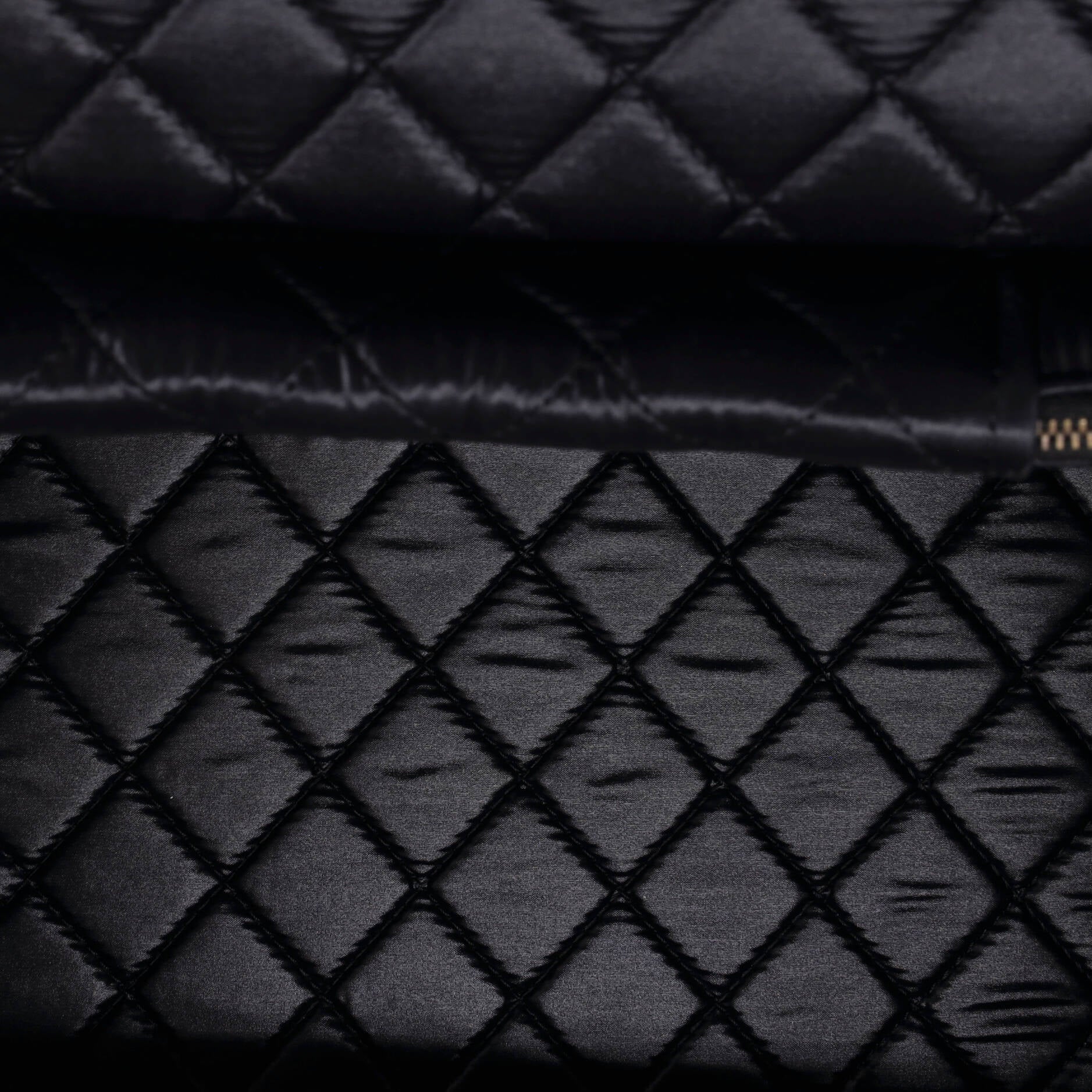 Classic Vanity Case Quilted Caviar Large
