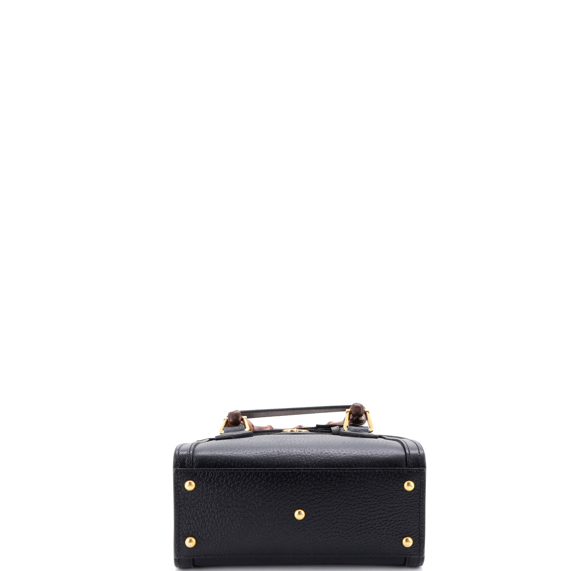 Diana NM Bamboo Handle Tote Leather Mini