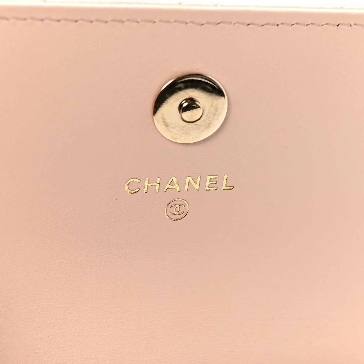 Caviar Quilted Mini Chain Belt Bag Light Beige