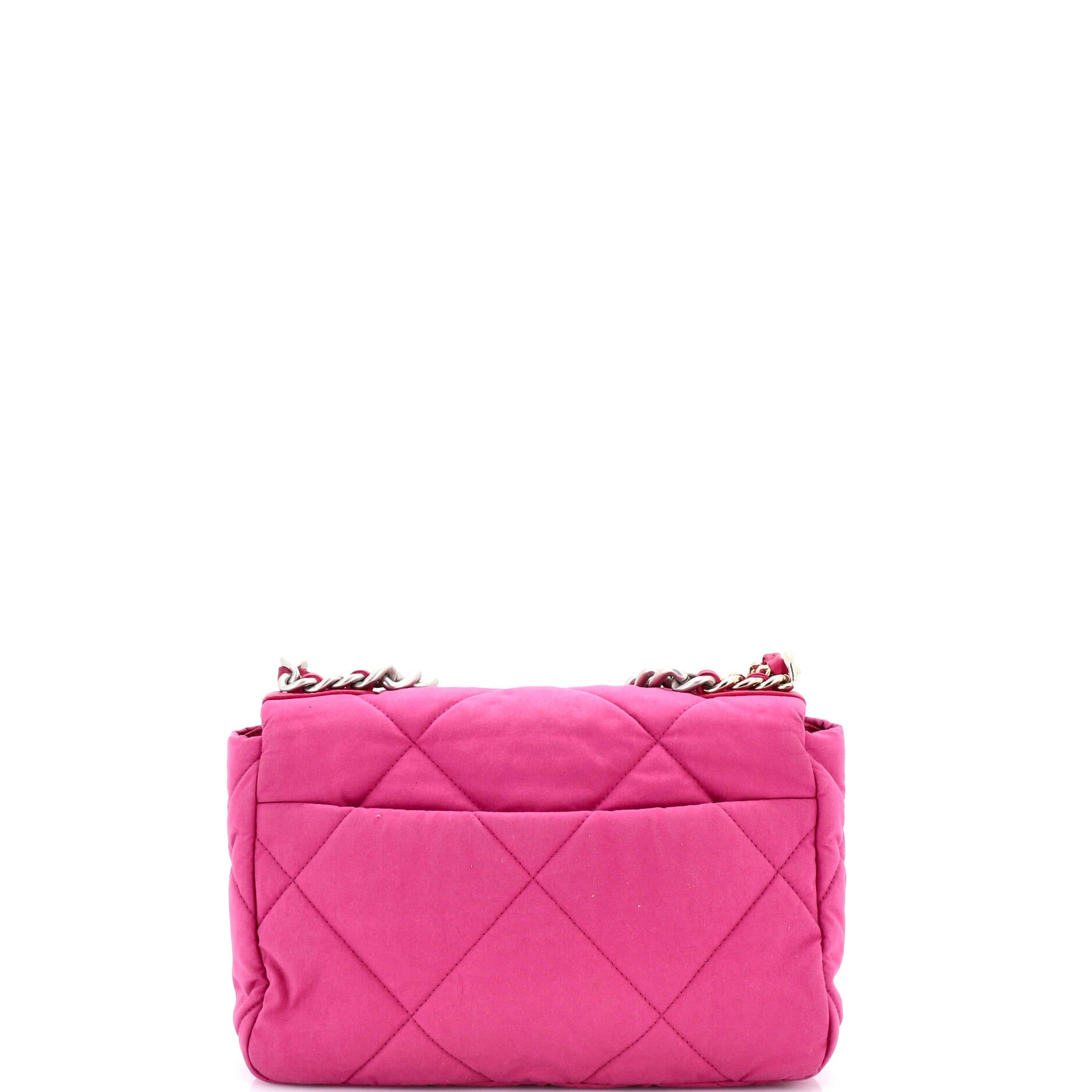 19 Flap Bag Quilted Canvas Medium