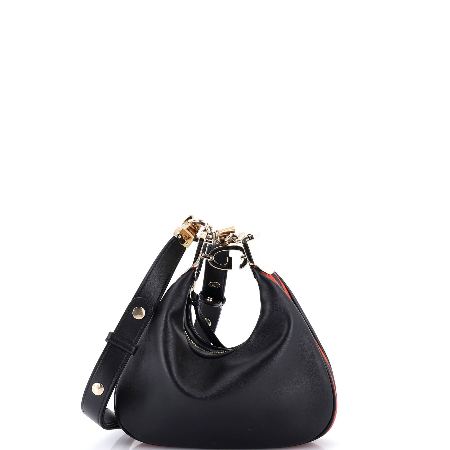 Attache Shoulder Bag Leather Small