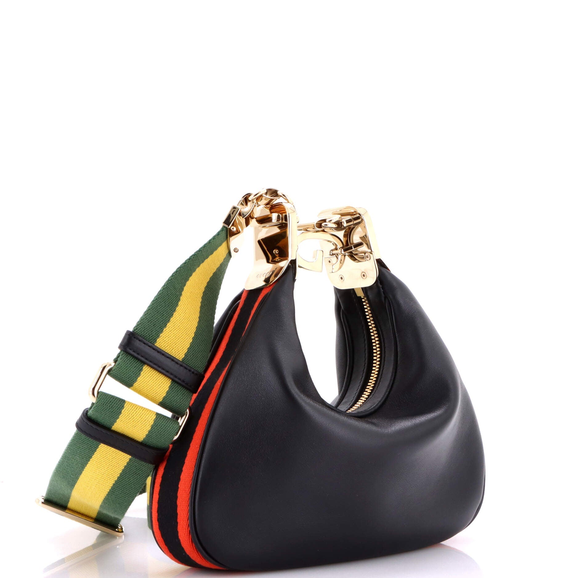 Attache Shoulder Bag Leather Small