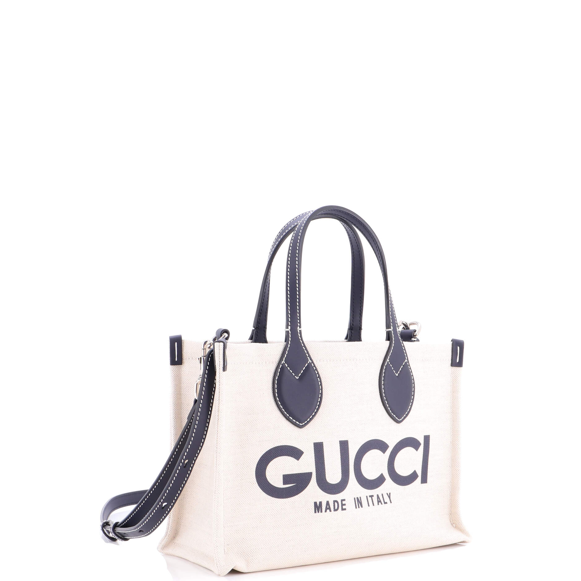 Logo Shopper Tote Printed Canvas Small