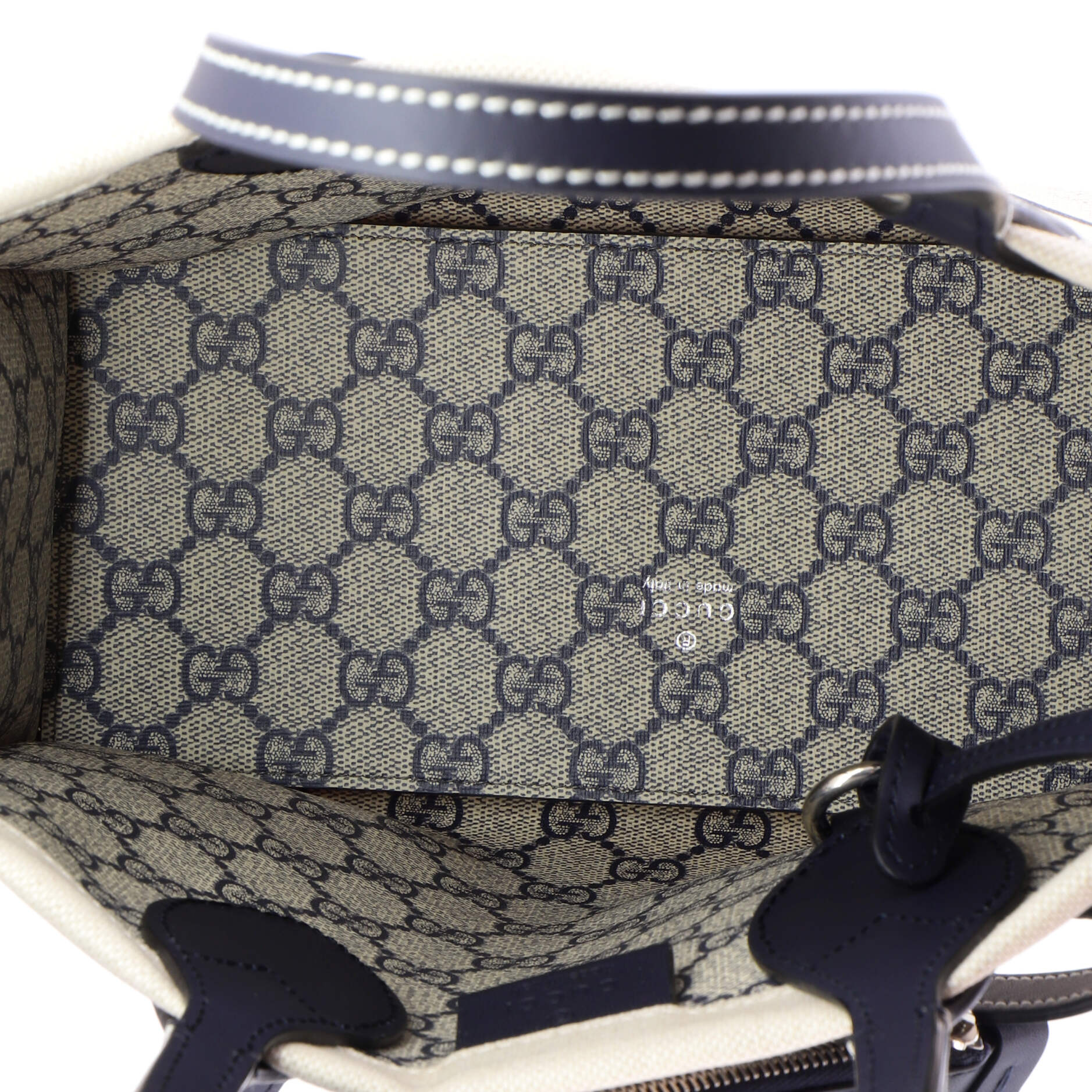 Logo Shopper Tote Printed Canvas Small