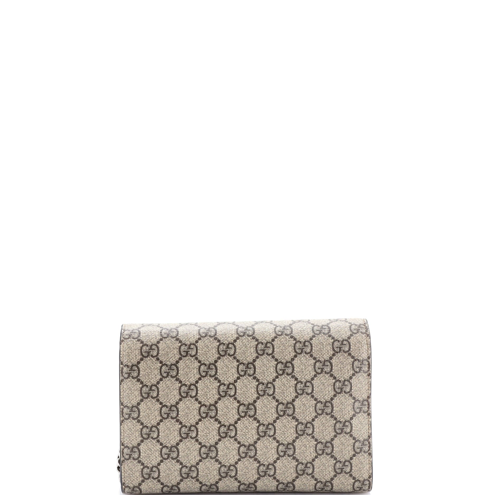 Dionysus Chain Wallet GG Coated Canvas Small