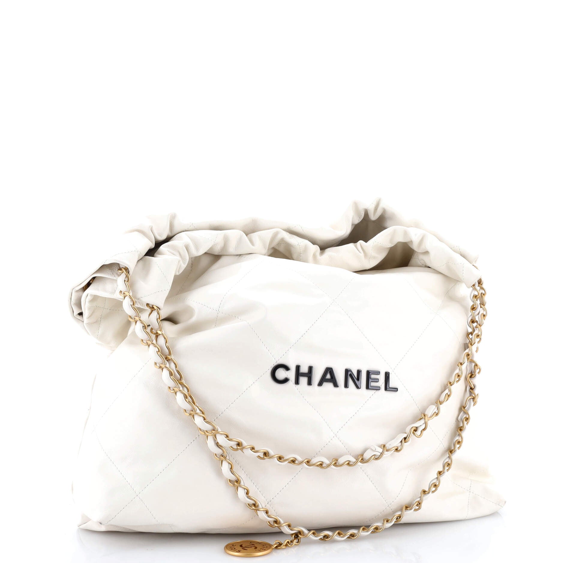 22 Chain Hobo Quilted Calfskin Large