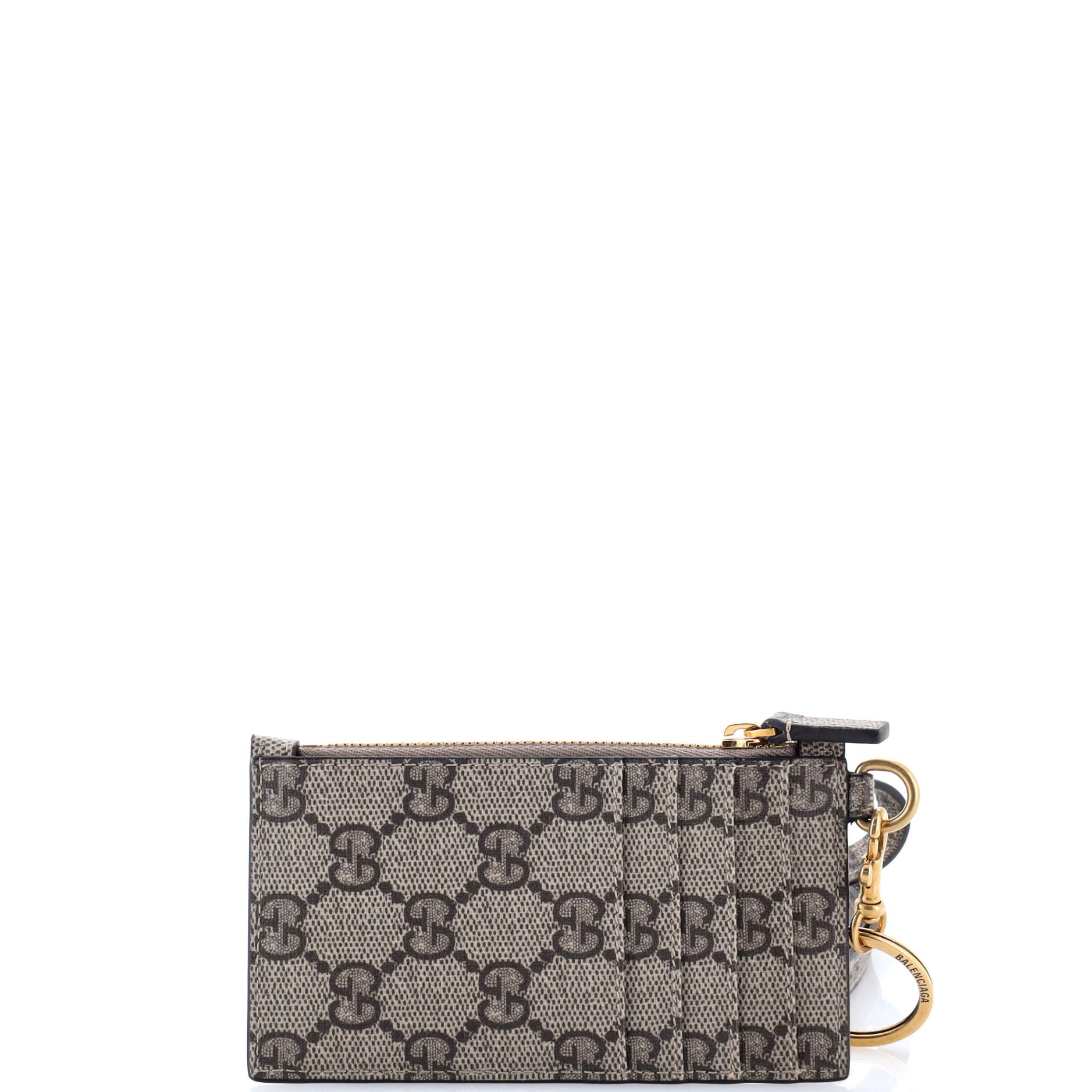 x Balenciaga The Hacker Project Zip Card Case with Strap GG Coated Canvas
