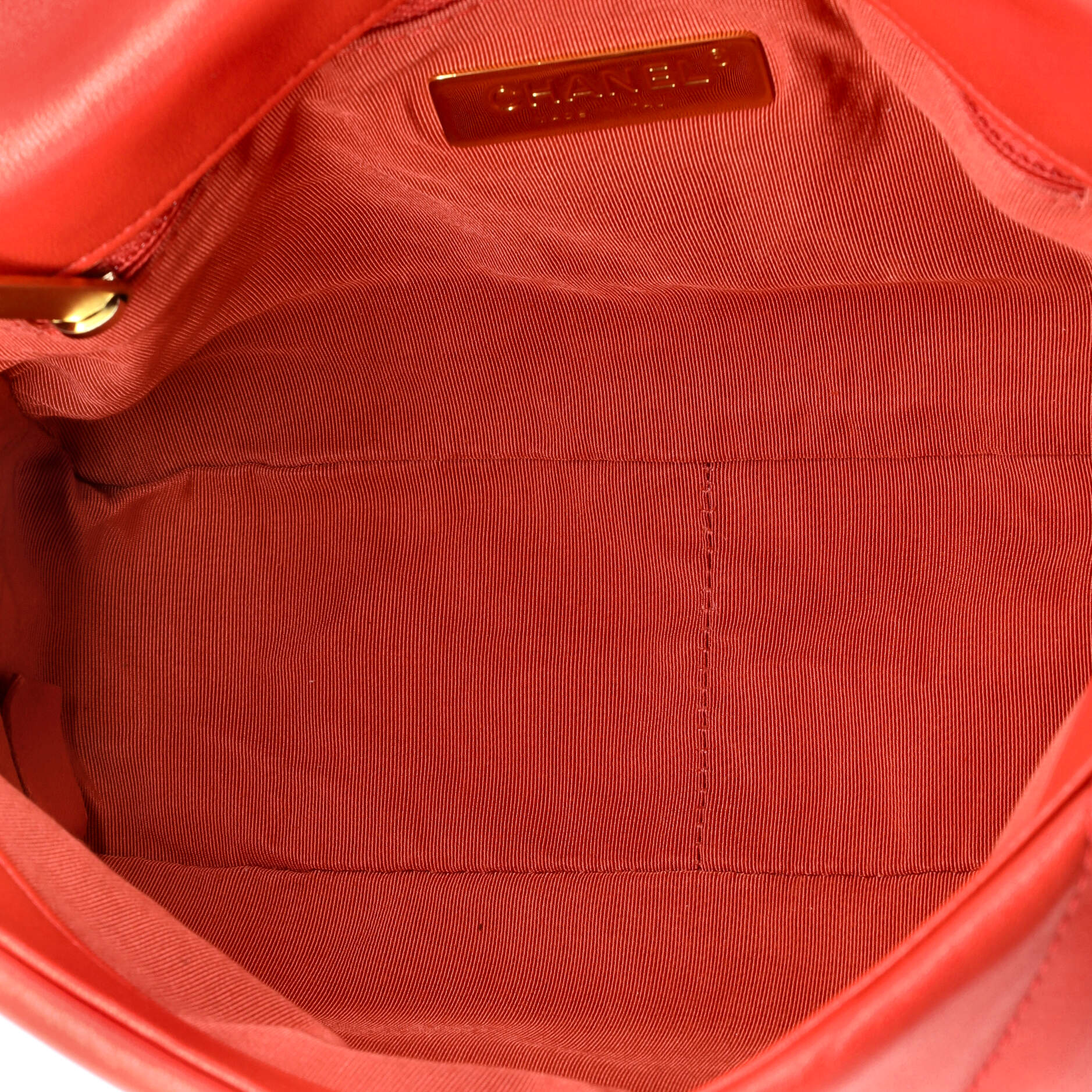 19 Flap Bag Quilted Leather Medium