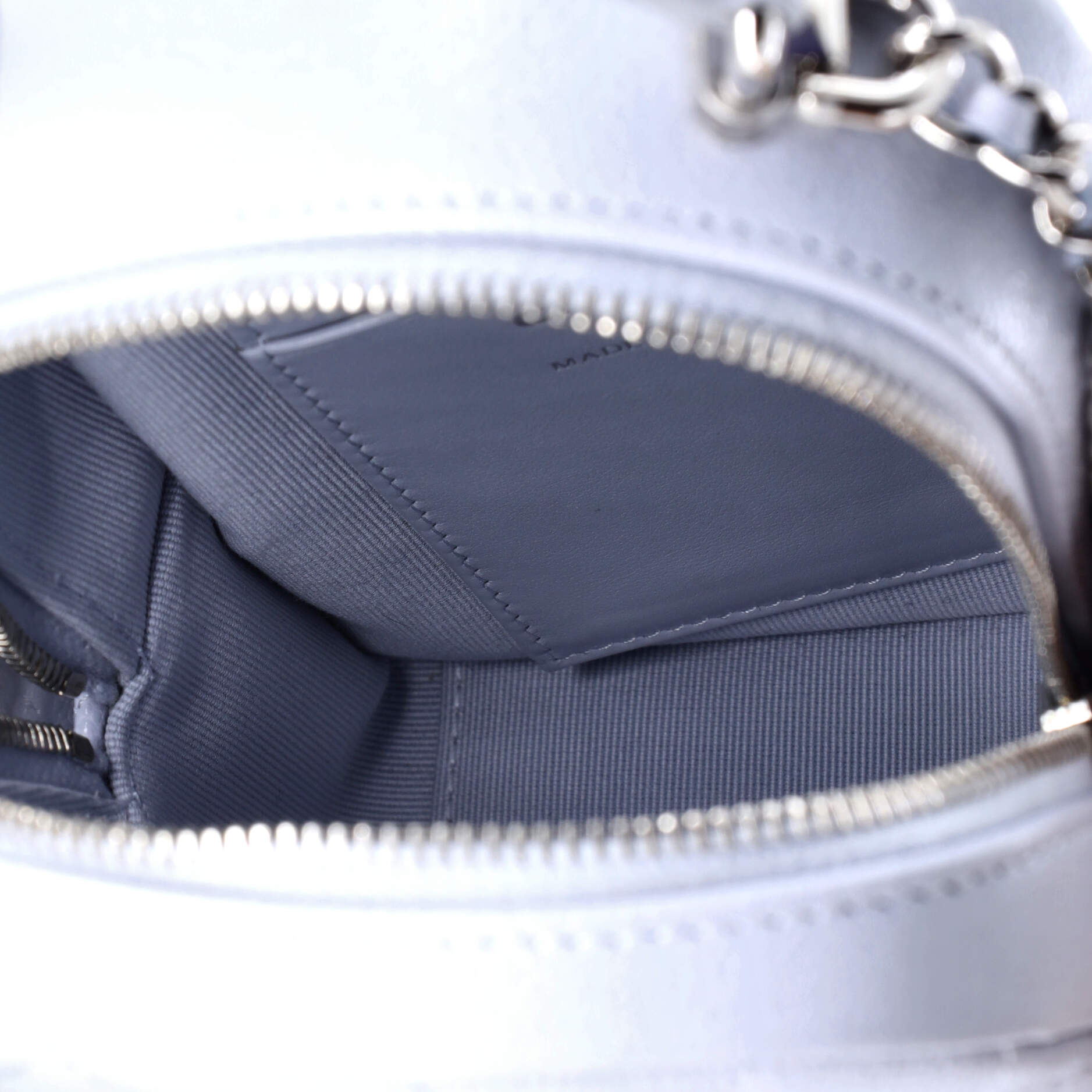 Classic CC Chain Pocket Backpack Quilted Caviar Mini