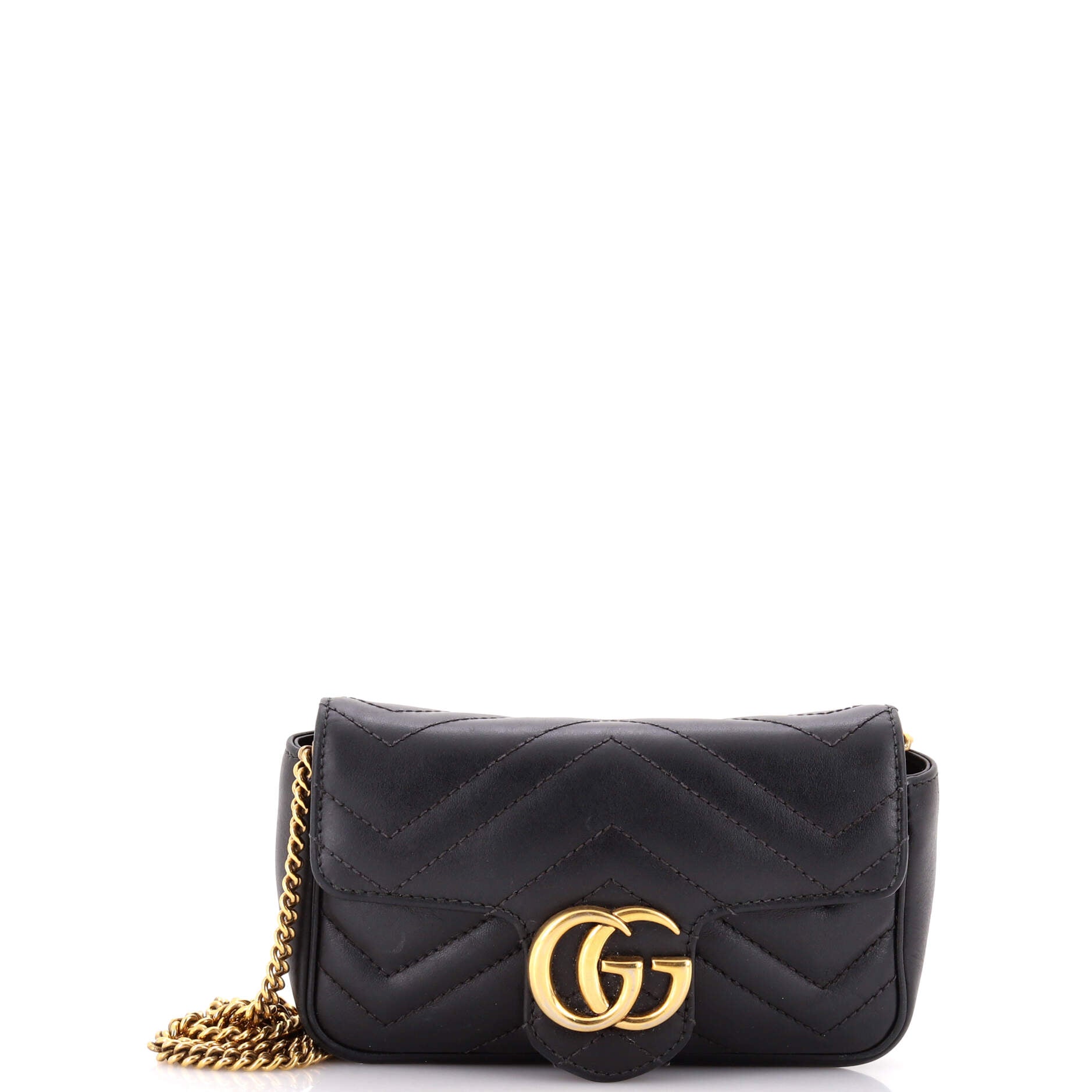 GG Marmont Flap Bag Matelasse Leather Super Mini