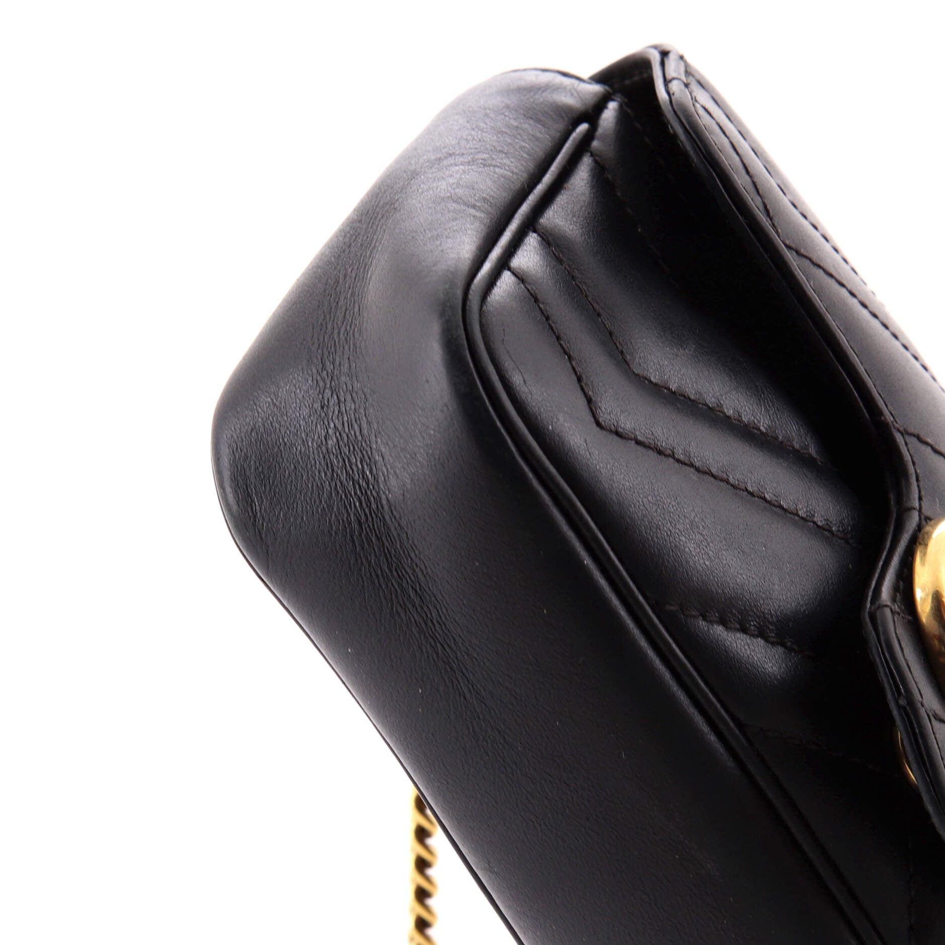 GG Marmont Flap Bag Matelasse Leather Super Mini
