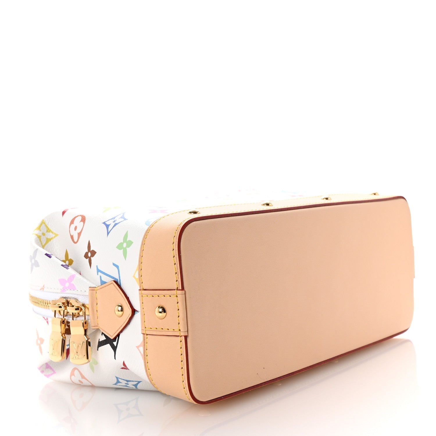 LV x TM Monogram Multicolor Cosmetic Pouch GM White