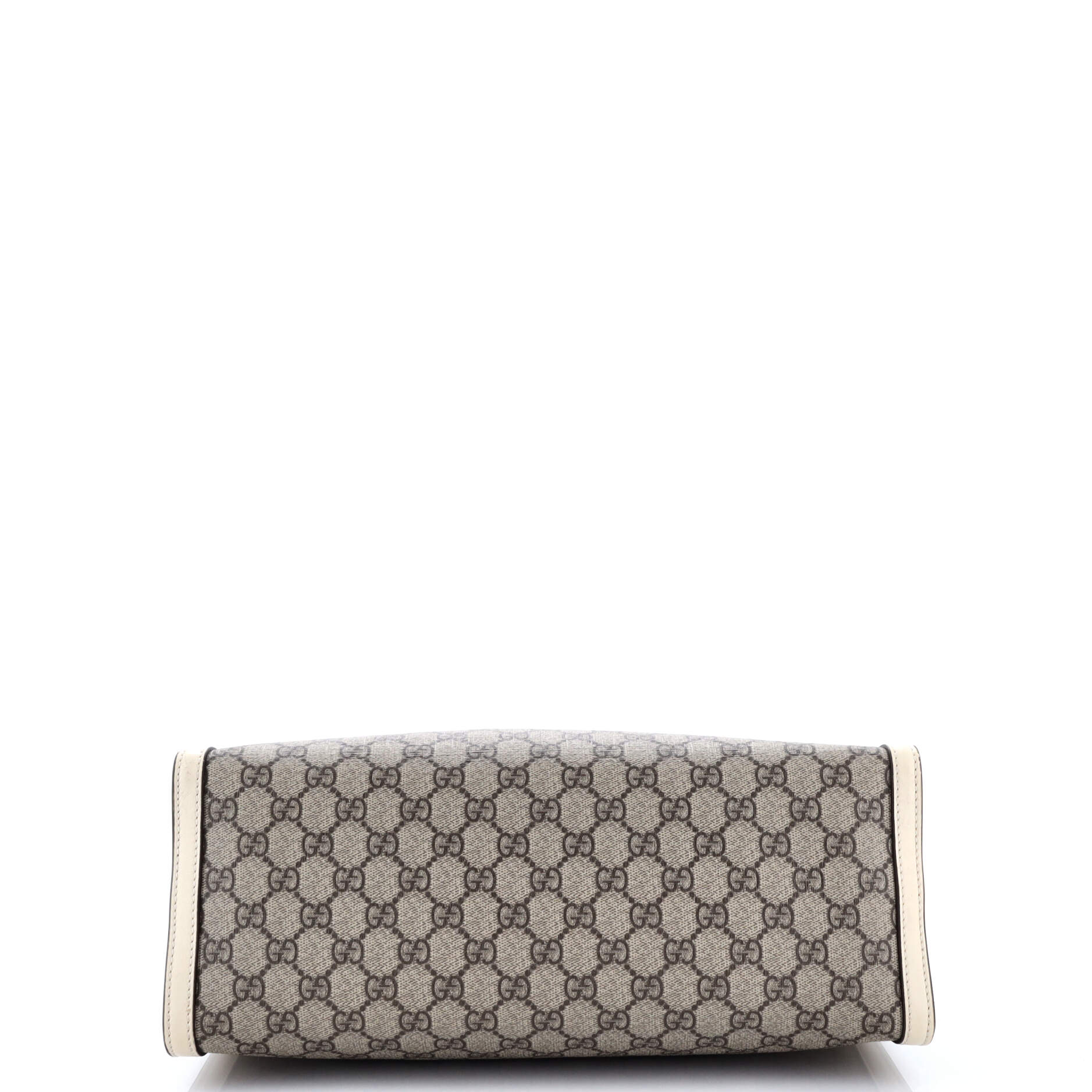 Padlock Chain Tote GG Coated Canvas with Leather Medium