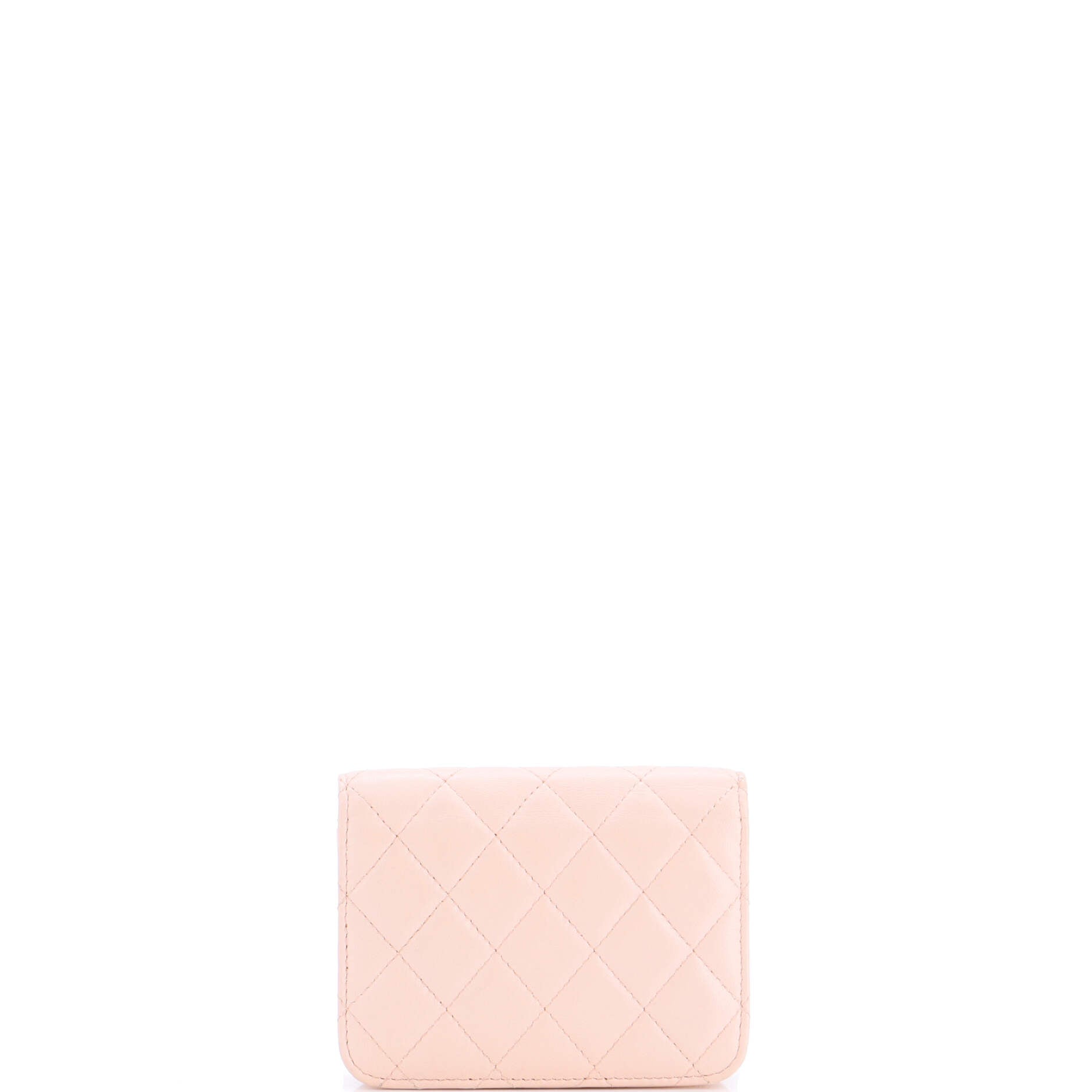 Pearl Crush Flap Clutch with Chain Quilted Lambskin Mini