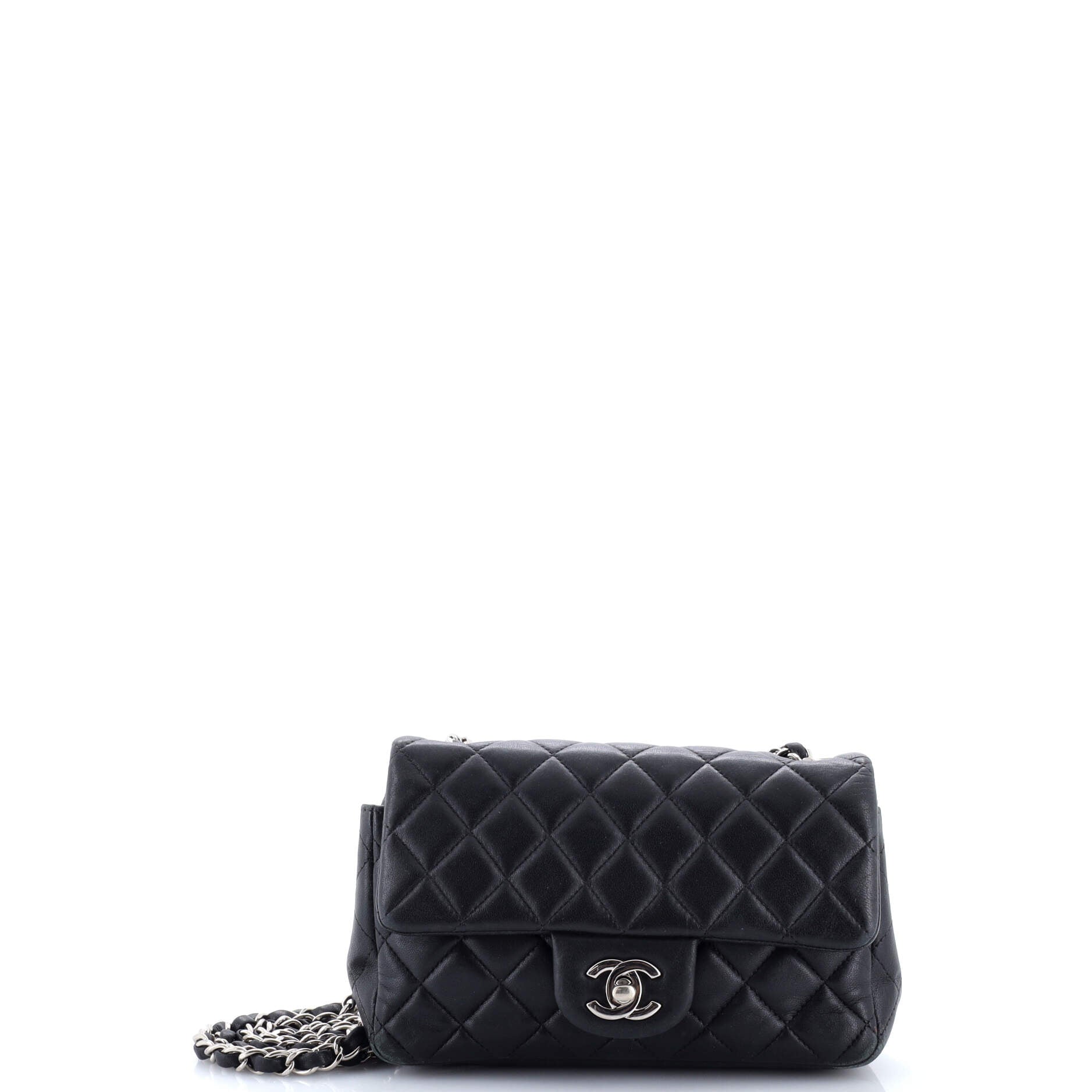 Classic Single Flap Bag Quilted Lambskin Mini