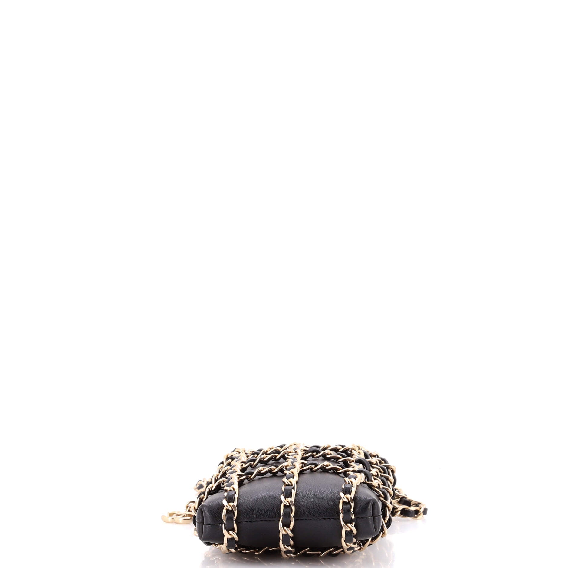 Tech Me Out Clutch With Chain Lambskin