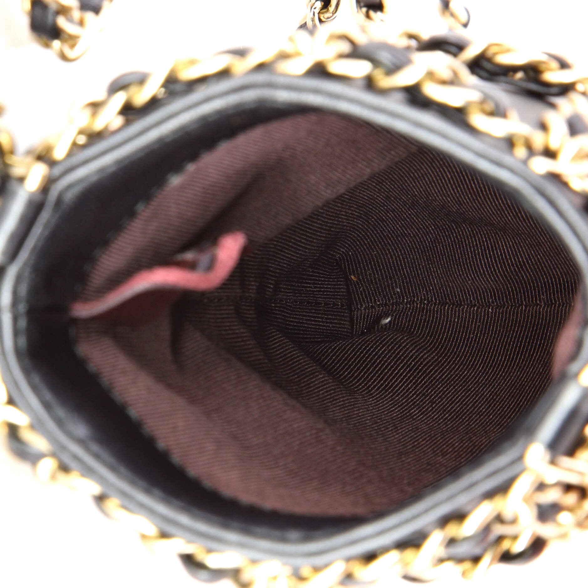 Tech Me Out Clutch With Chain Lambskin