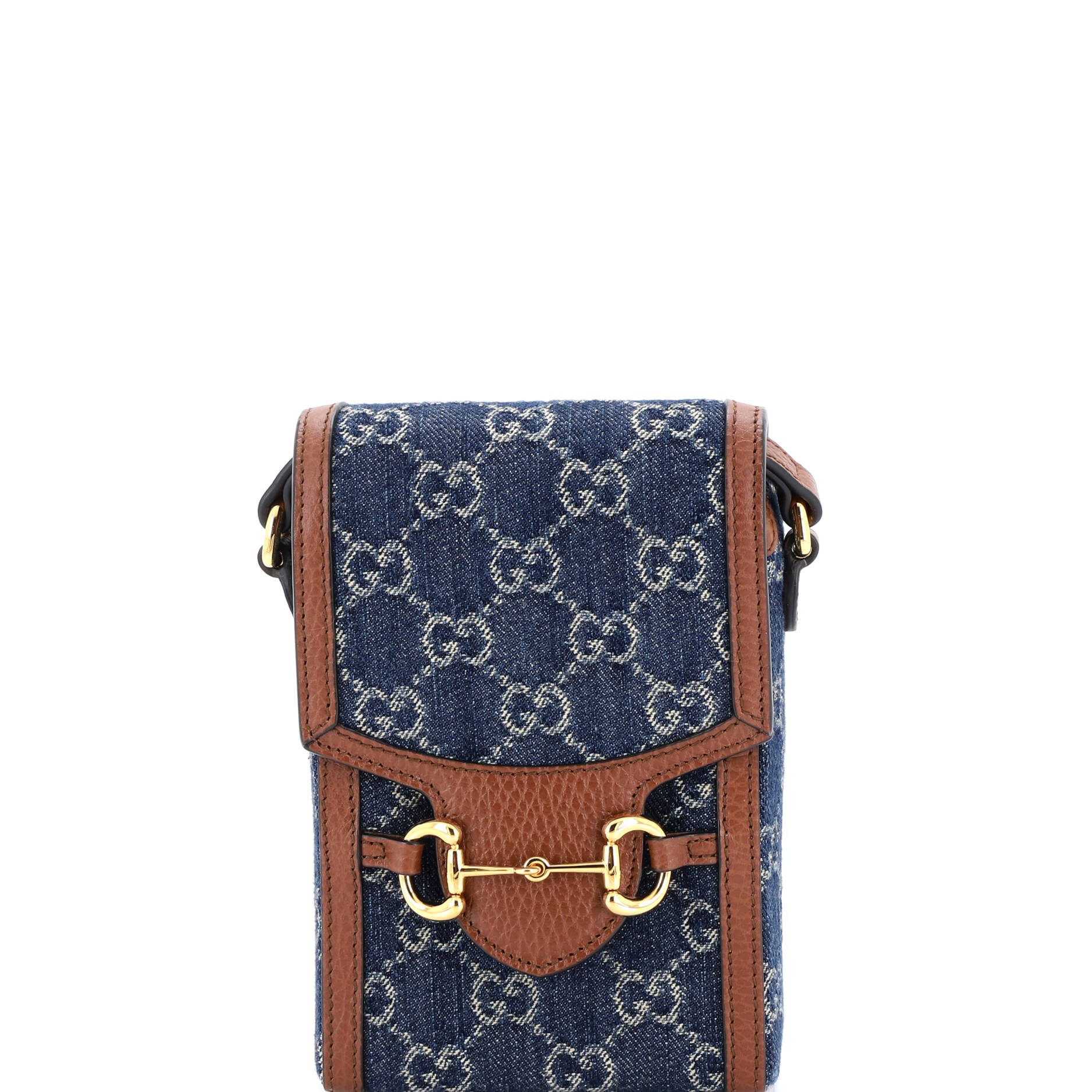 Horsebit 1955 Crossbody Bag GG Denim Mini
