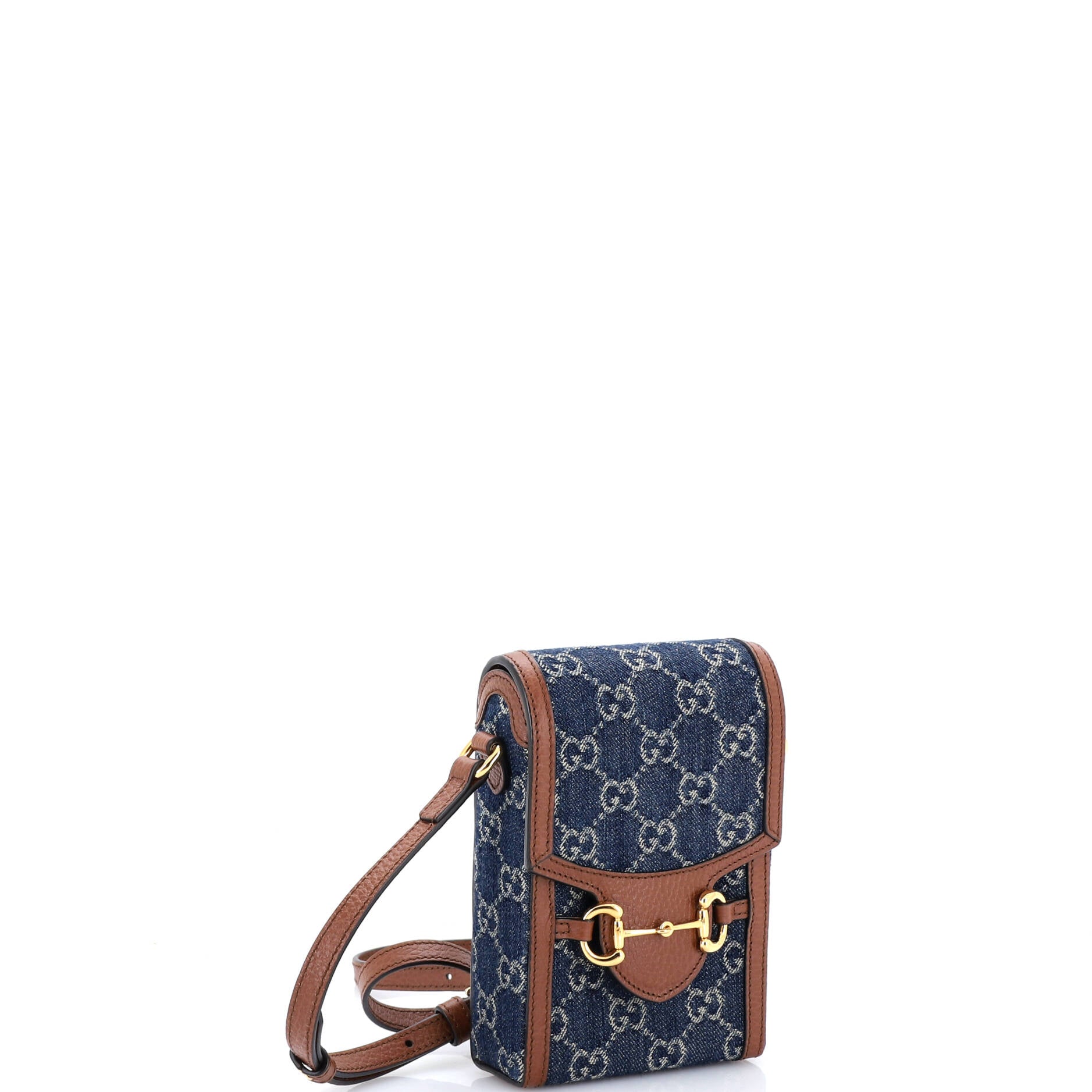 Horsebit 1955 Crossbody Bag GG Denim Mini