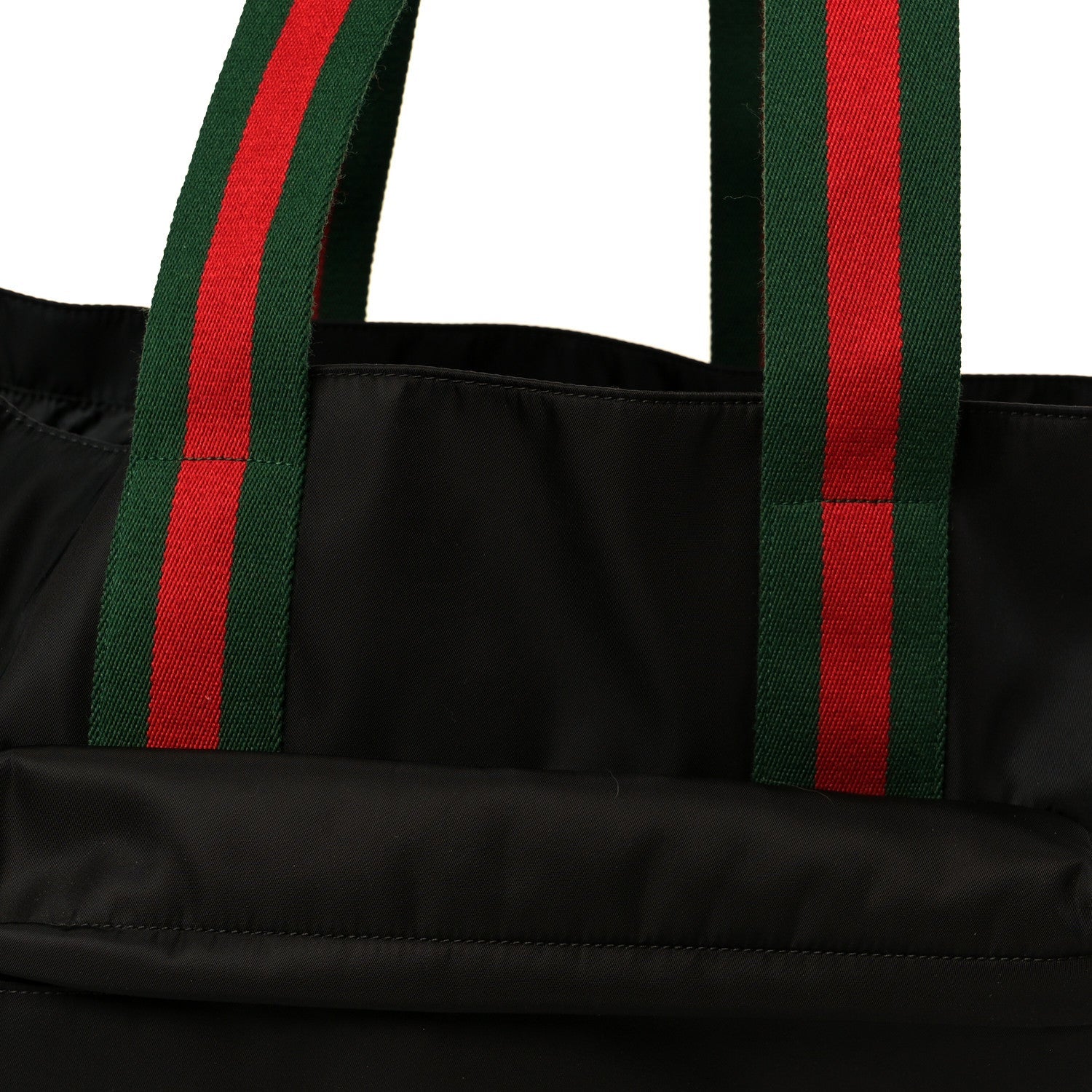 Nylon Logo Tote Black