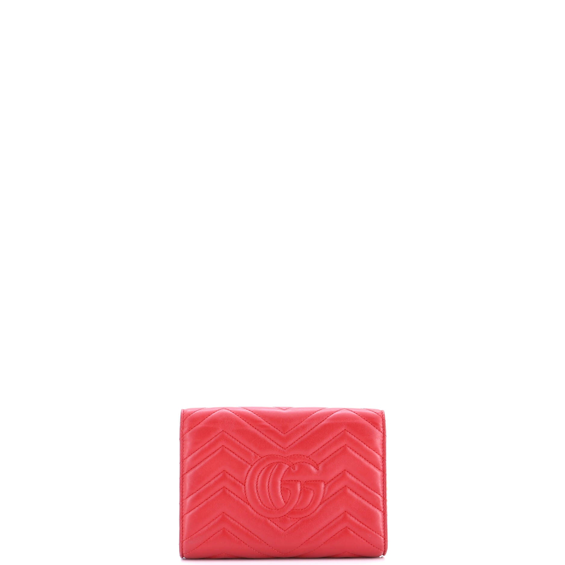 GG Marmont Chain Wallet Matelasse Leather Mini