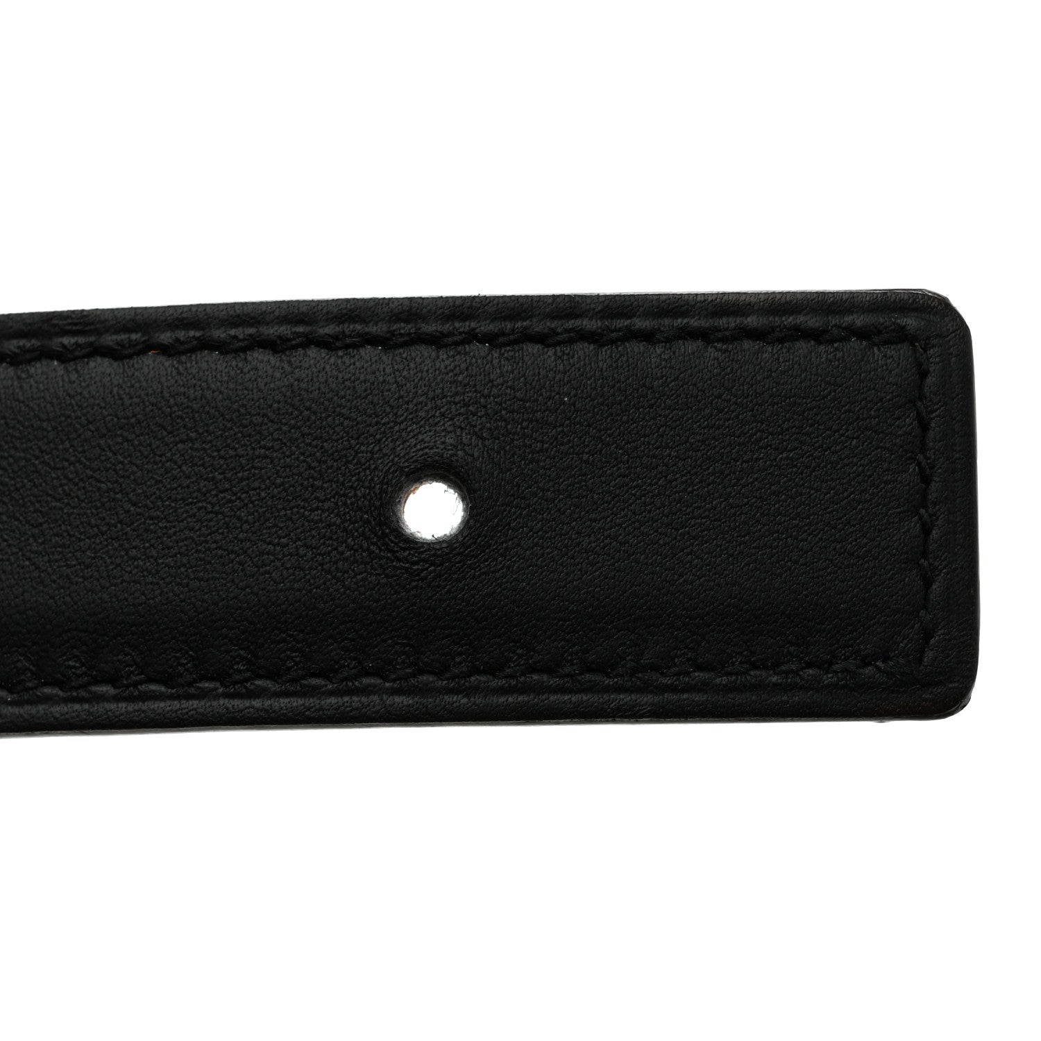 Swift Epsom 24mm Mini Constance H Belt 75 Black Gold