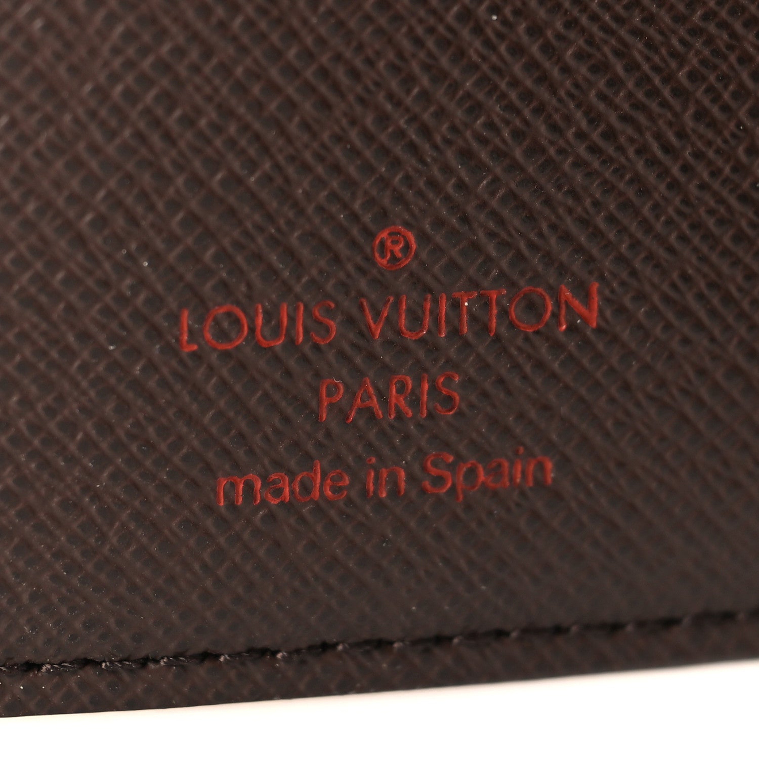 Damier Ebene Small Ring Agenda Cover