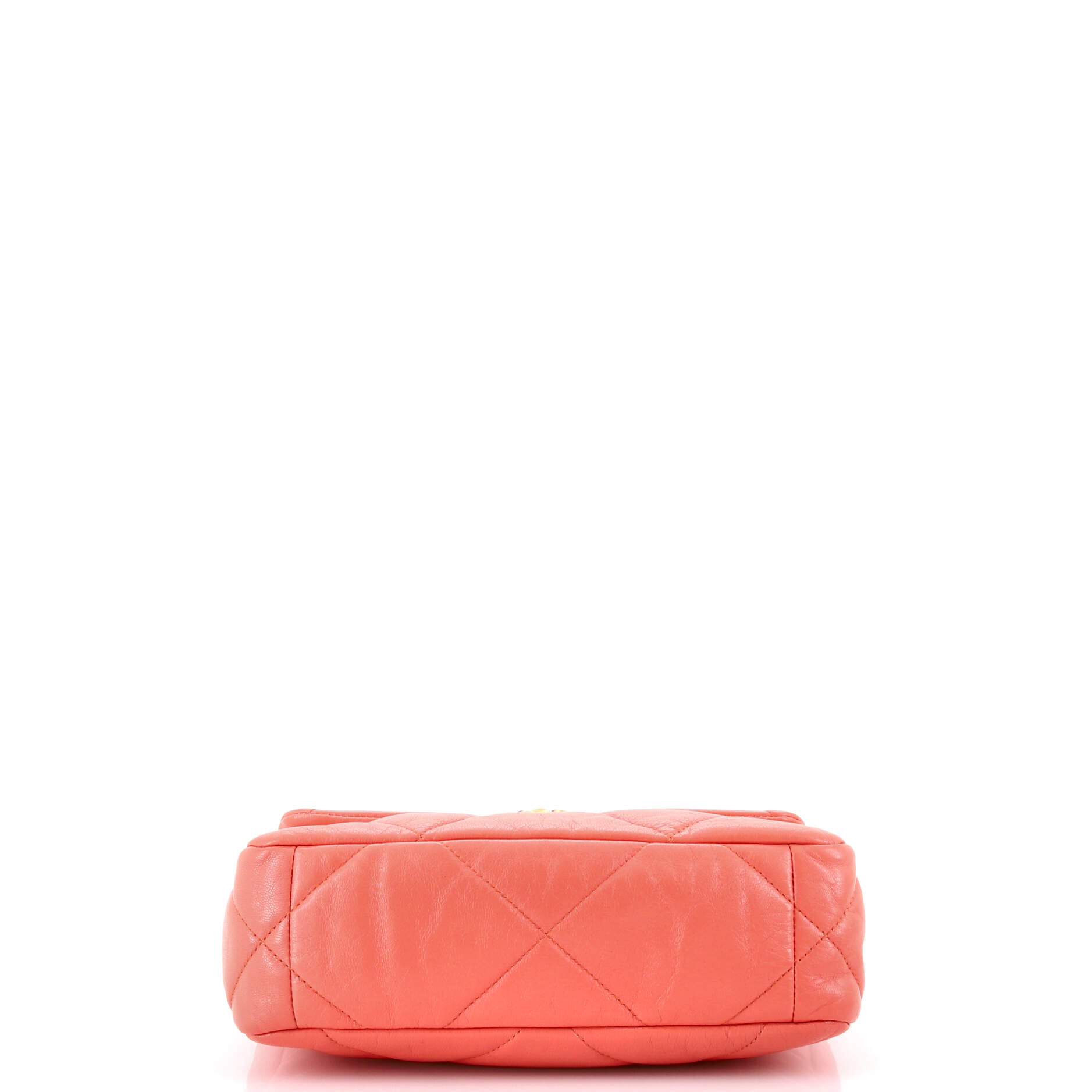 19 Flap Bag Quilted Leather Medium