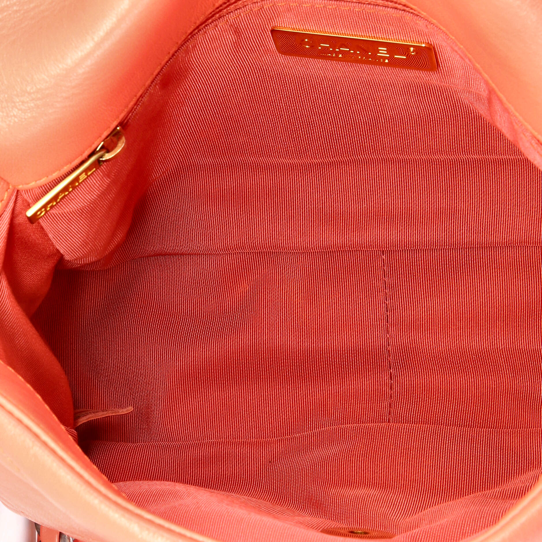 19 Flap Bag Quilted Leather Medium