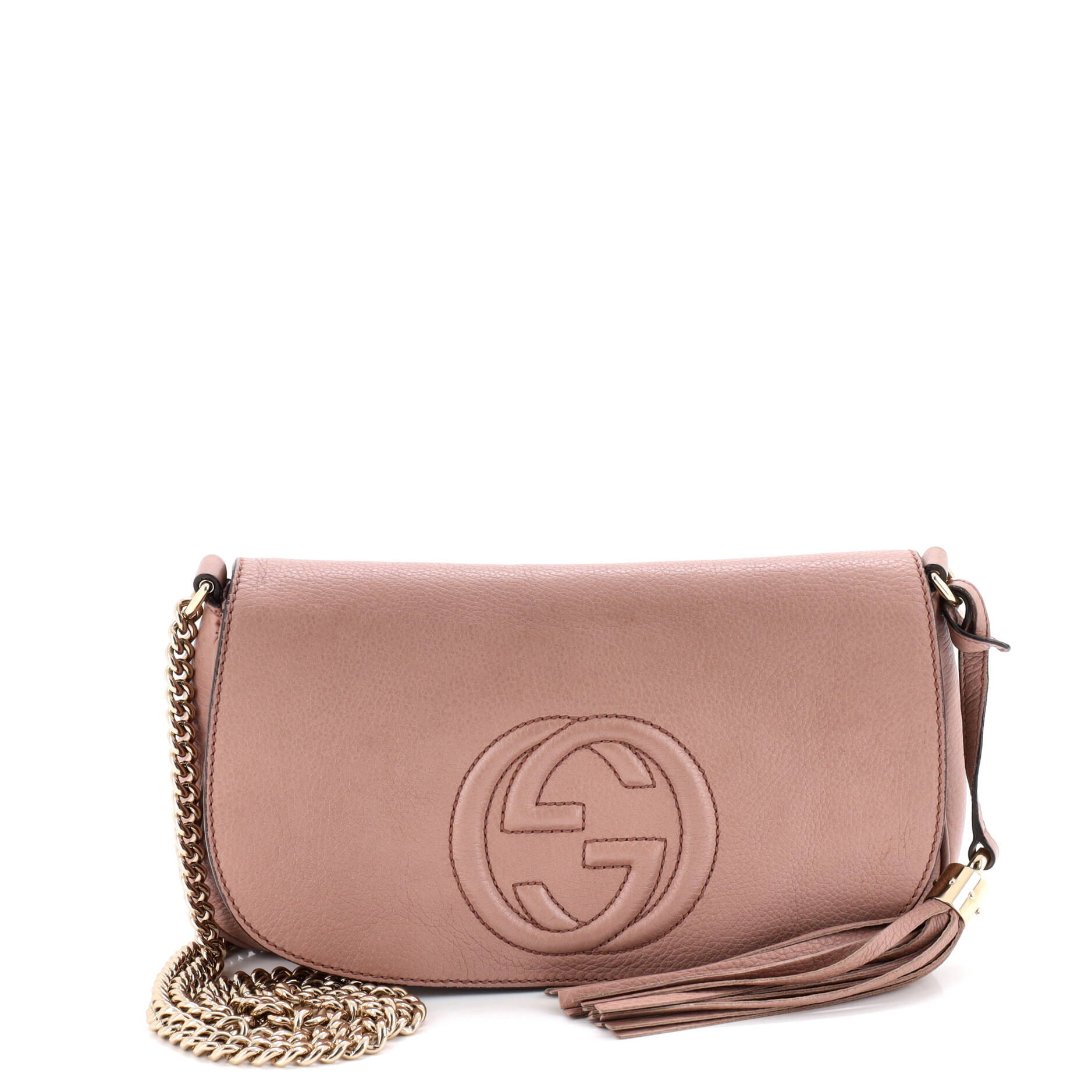 Soho Chain Crossbody Bag Leather Medium