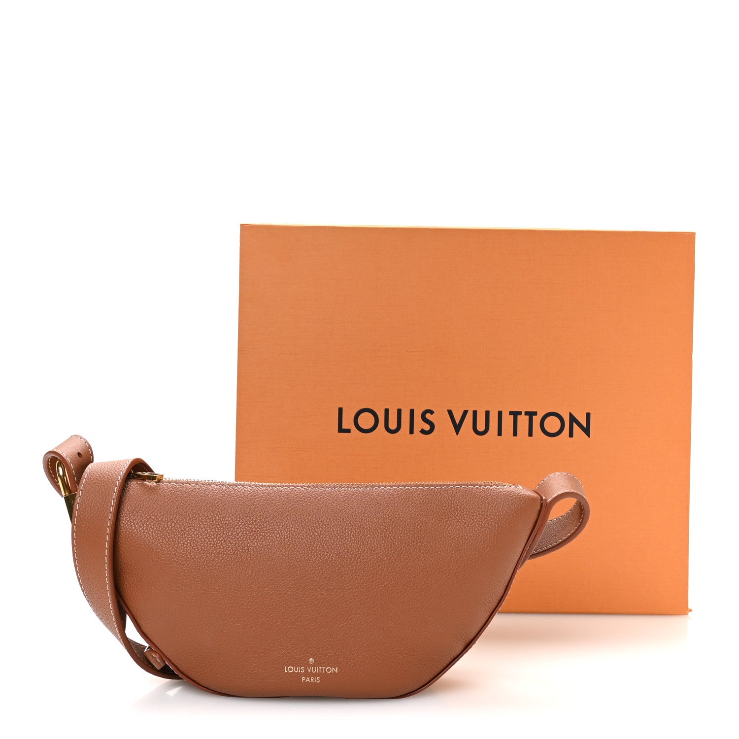 Smooth Calfskin Low Key Bumbag Cognac