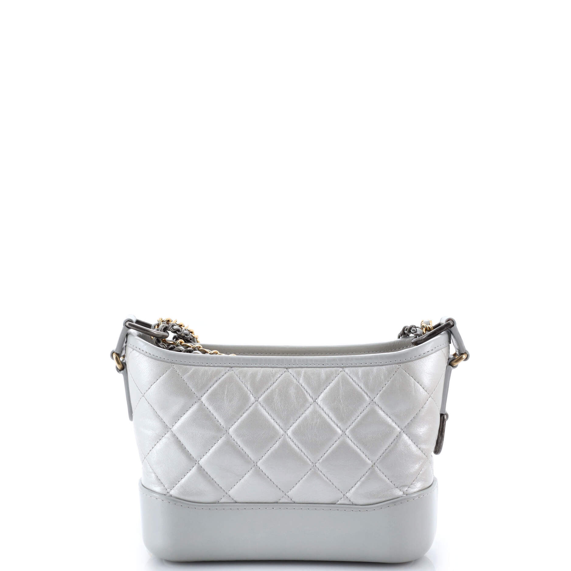 Gabrielle Hobo Quilted Aged Calfskin Small