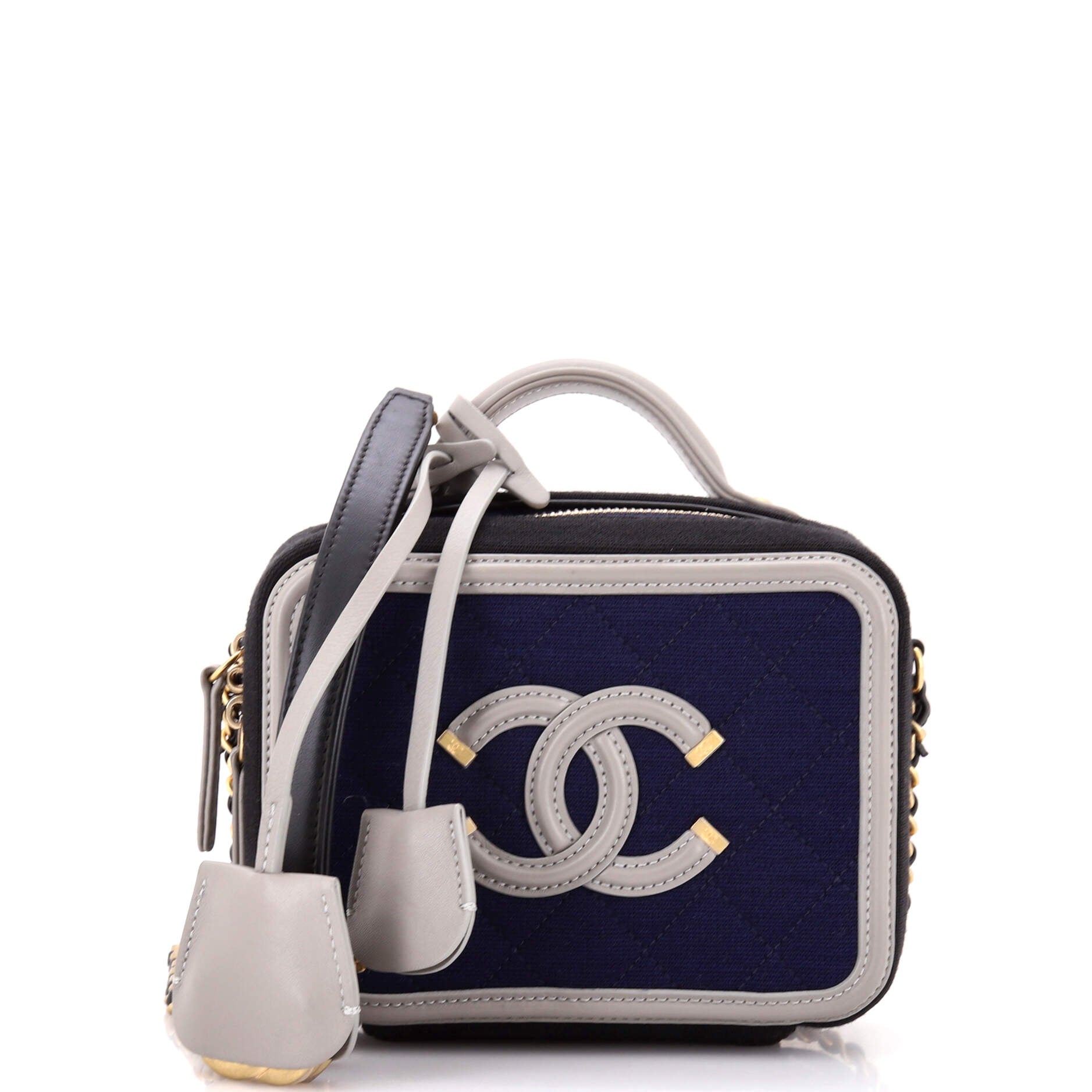 Filigree Vanity Case Quilted Jersey Small
