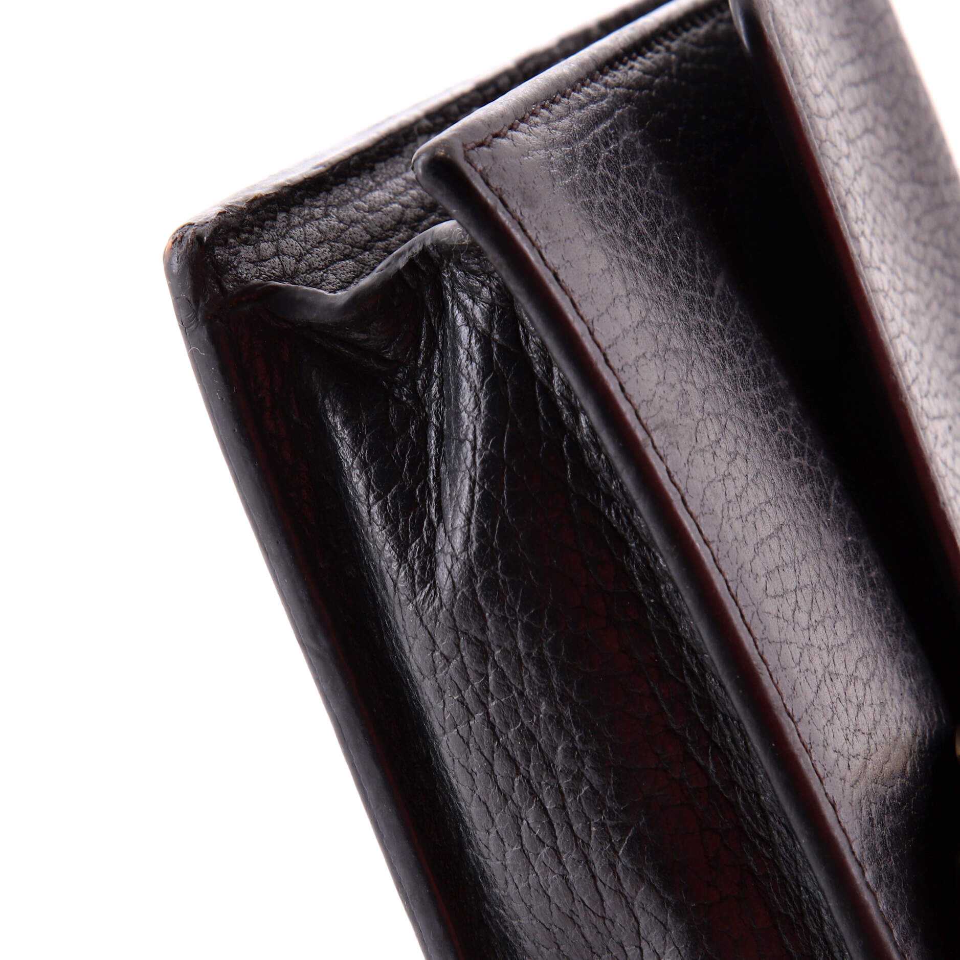 Interlocking Wallet on Chain Leather