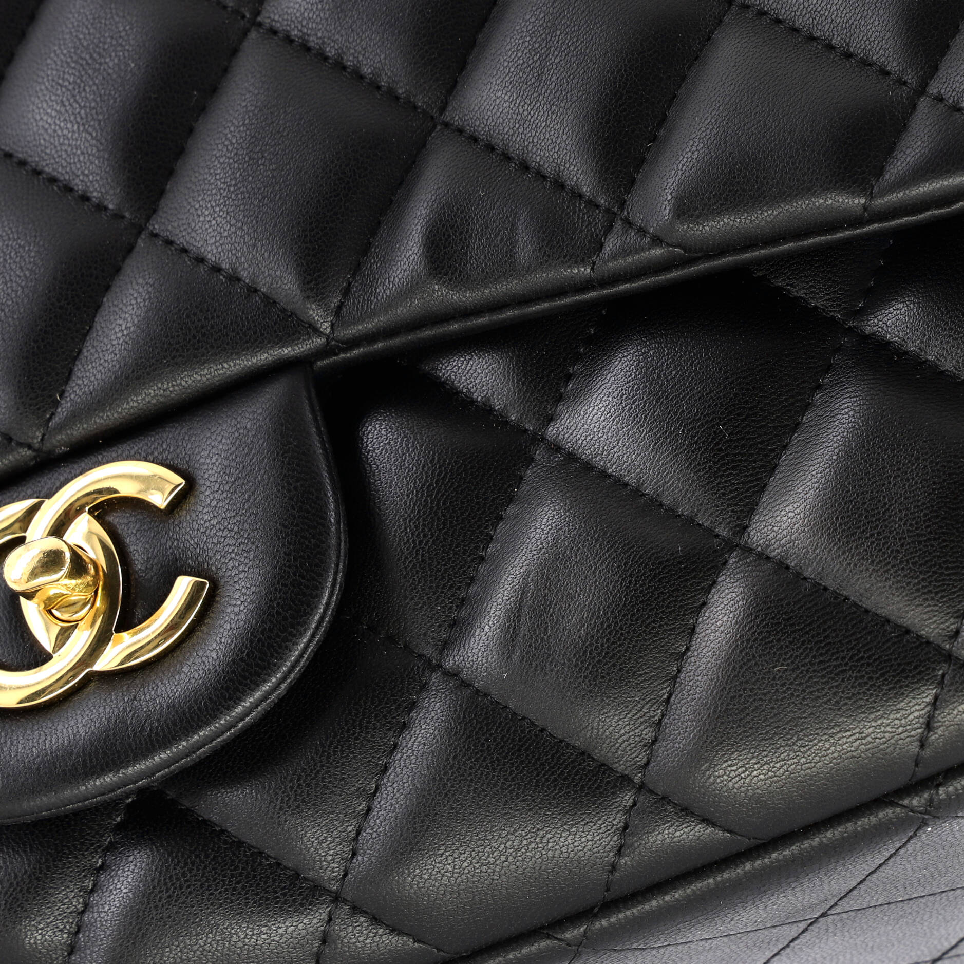 Classic Double Flap Bag Quilted Lambskin Jumbo